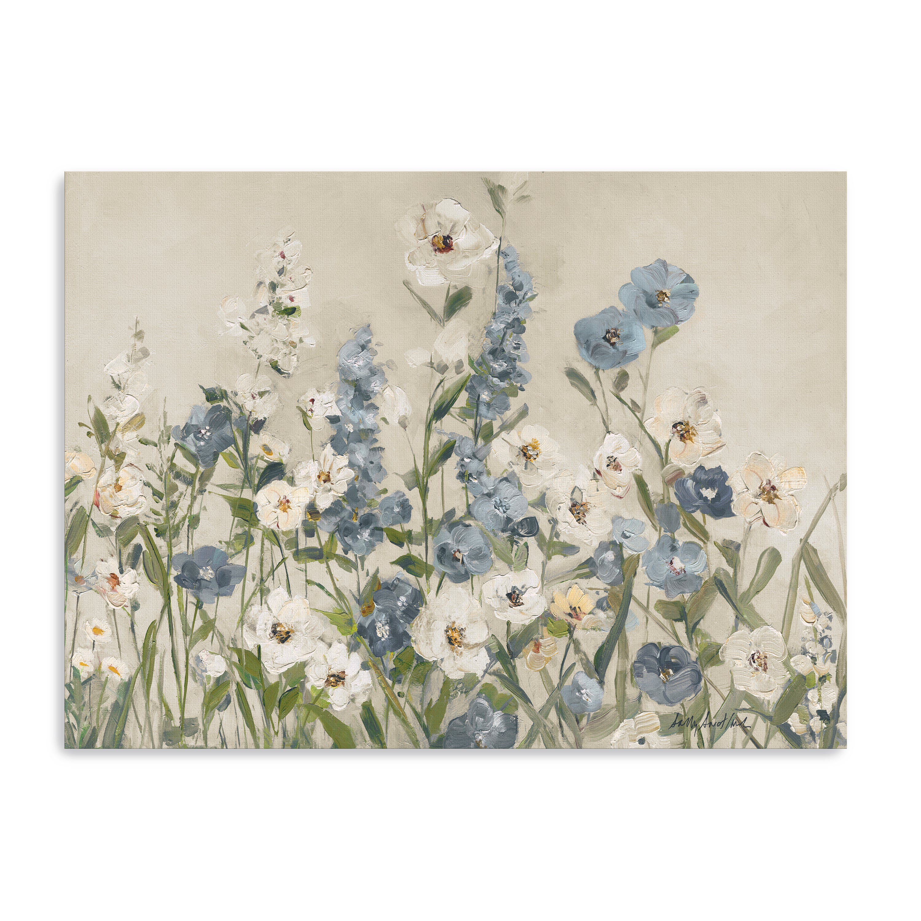 Field of Blue Canvas Giclee