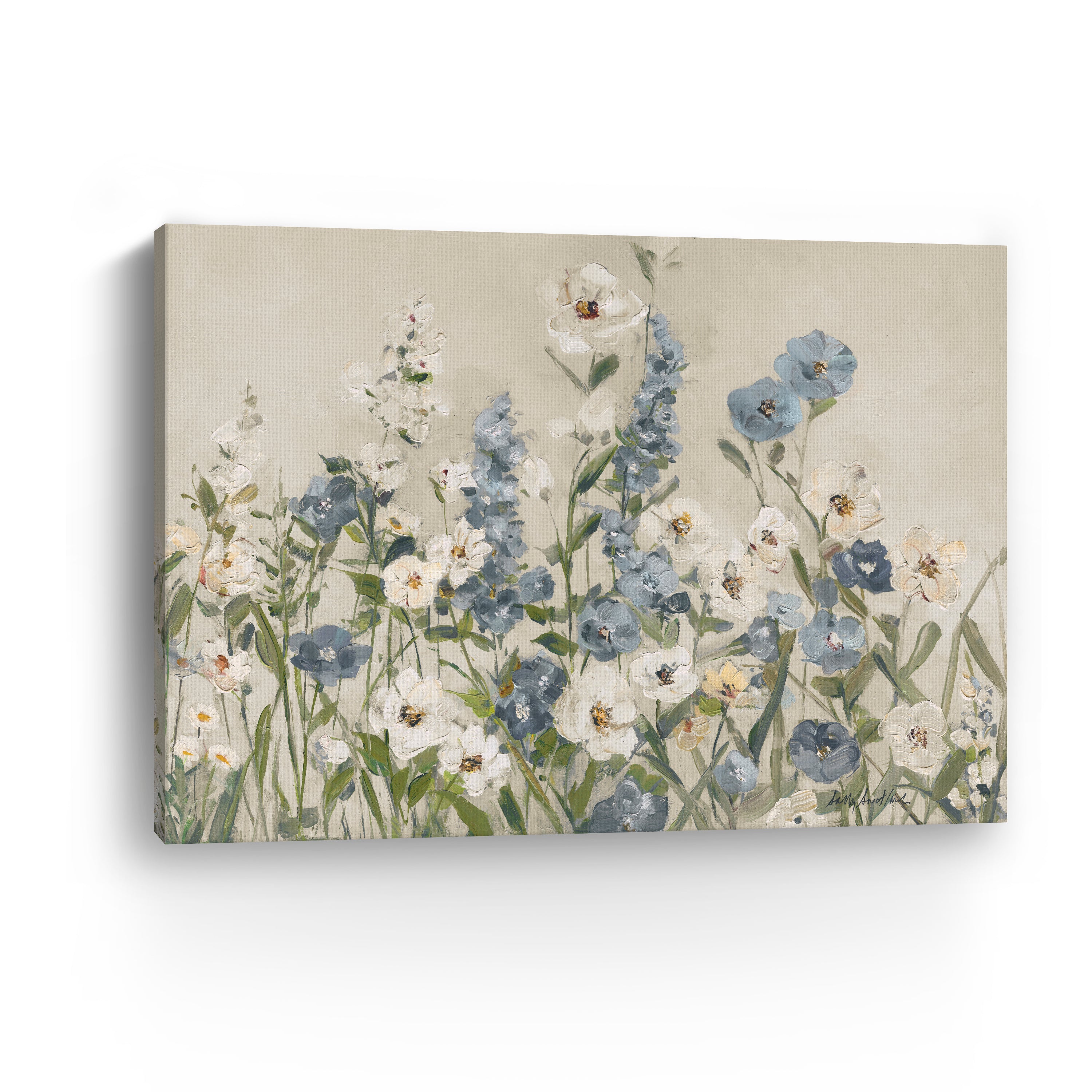 Field of Blue Canvas Giclee