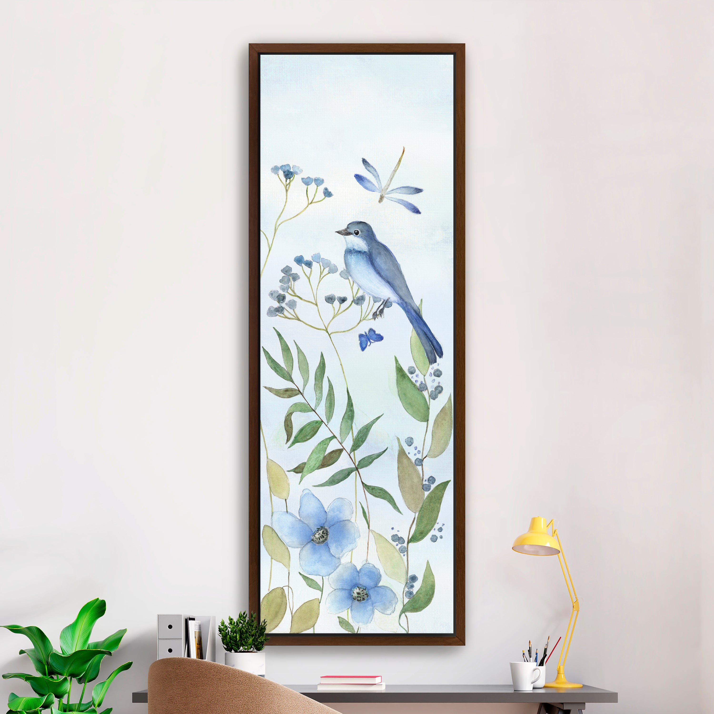 Meadow Bluebird II Canvas Giclee