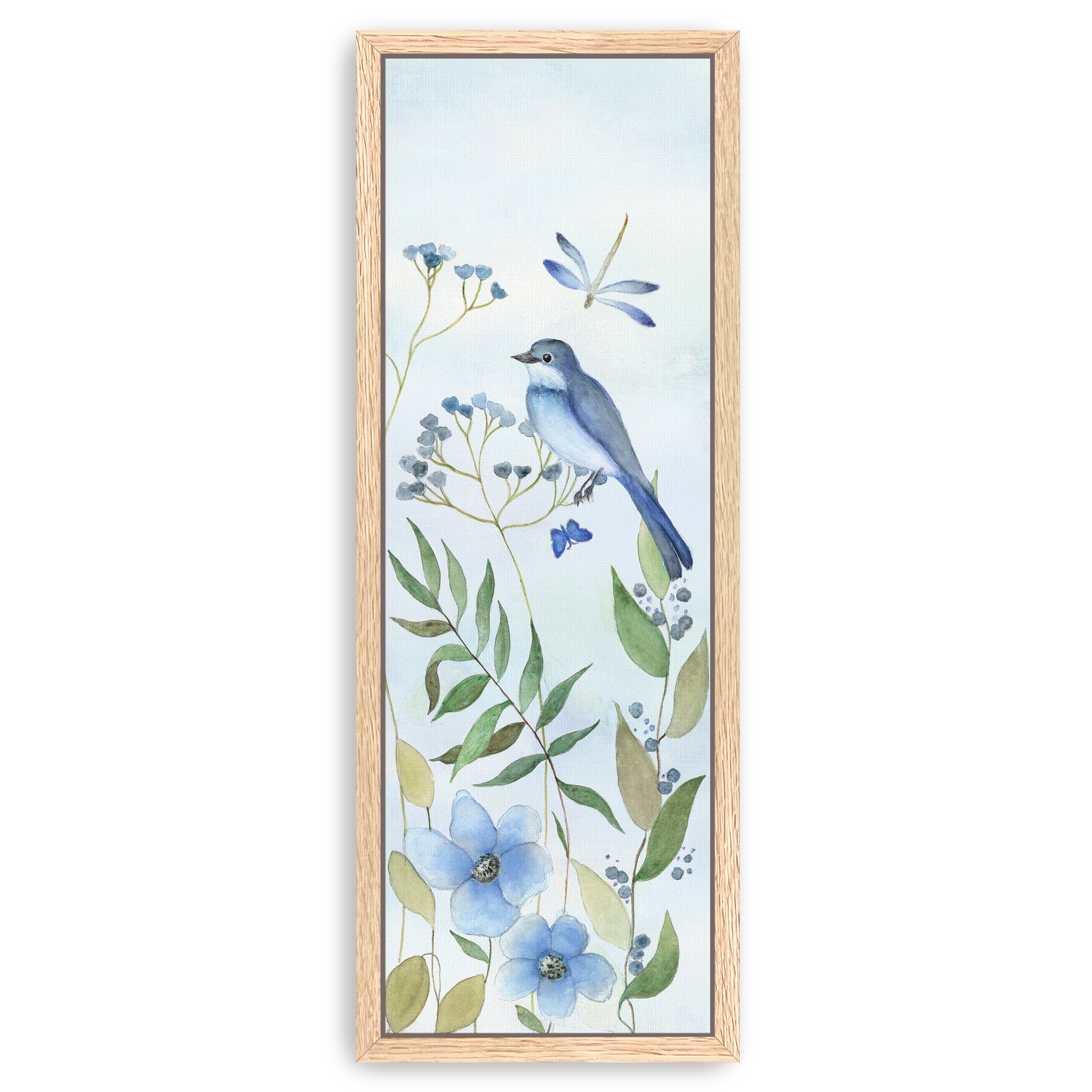 Meadow Bluebird II Canvas Giclee