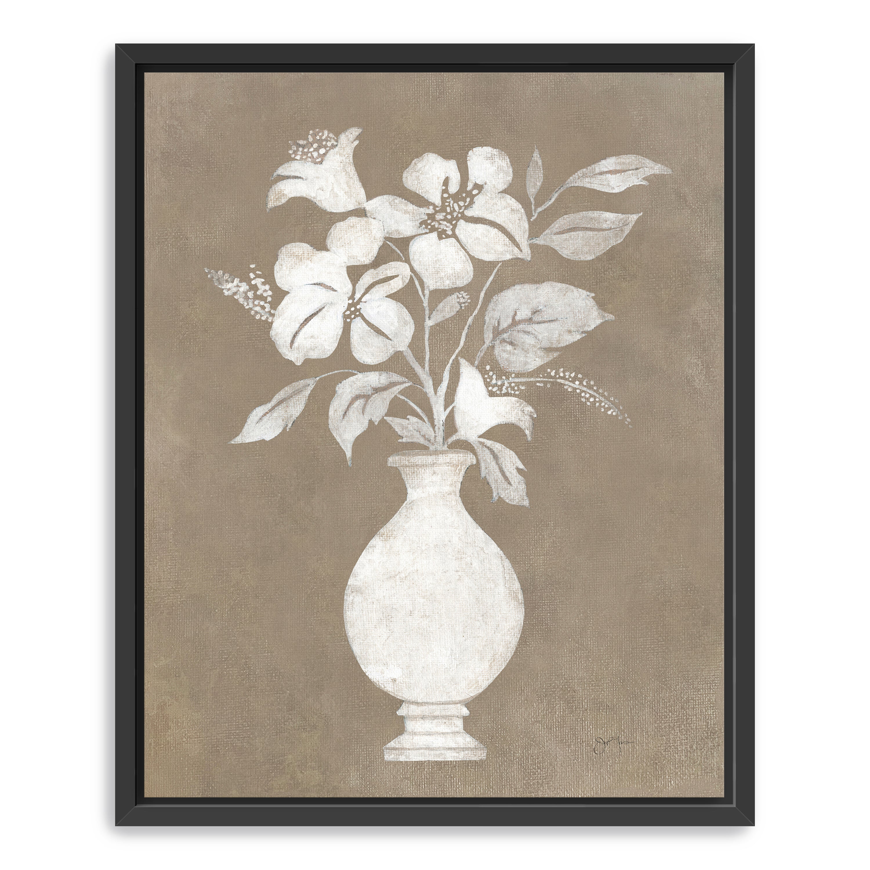 Light Shadow Bouquet II Canvas Giclee