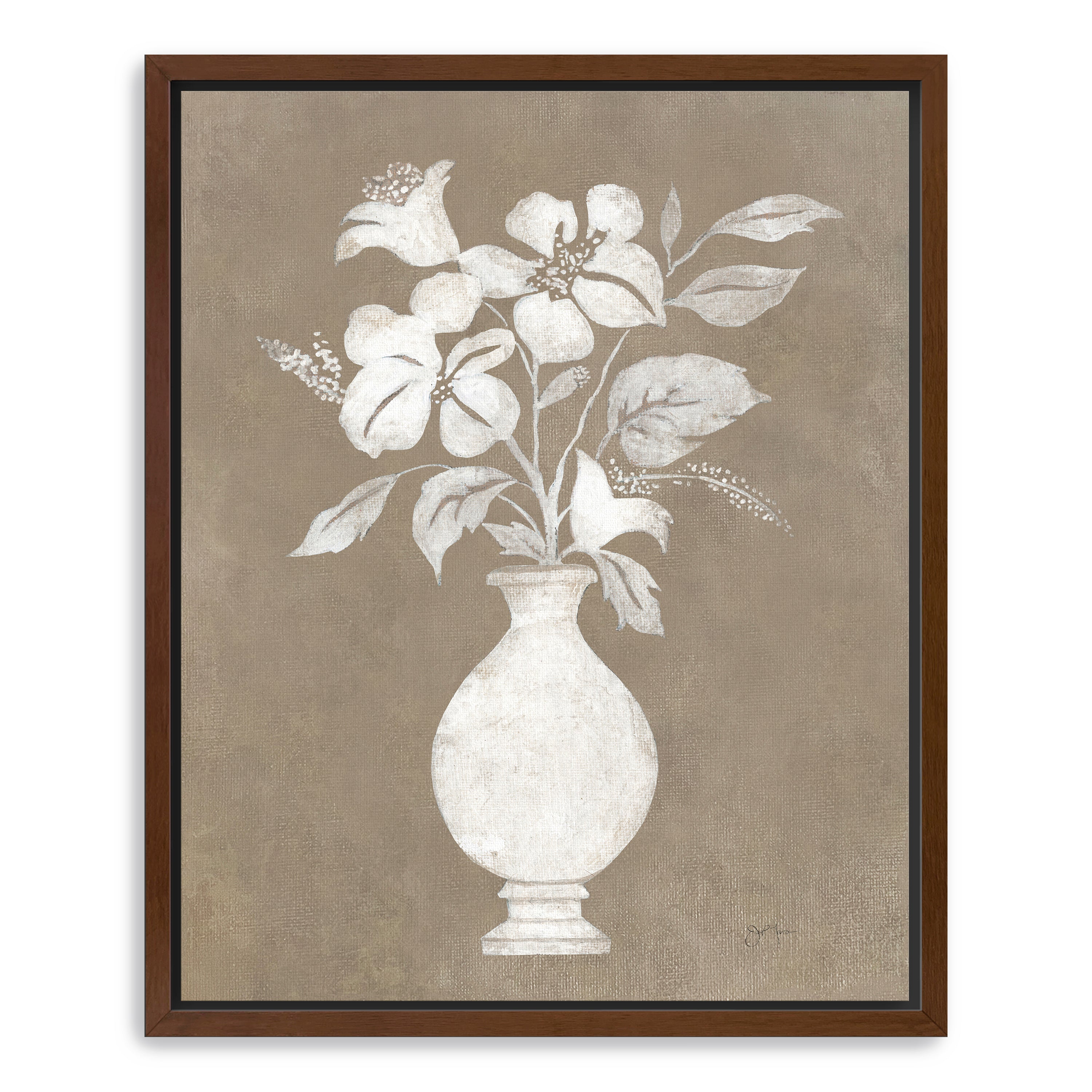 Light Shadow Bouquet II Canvas Giclee