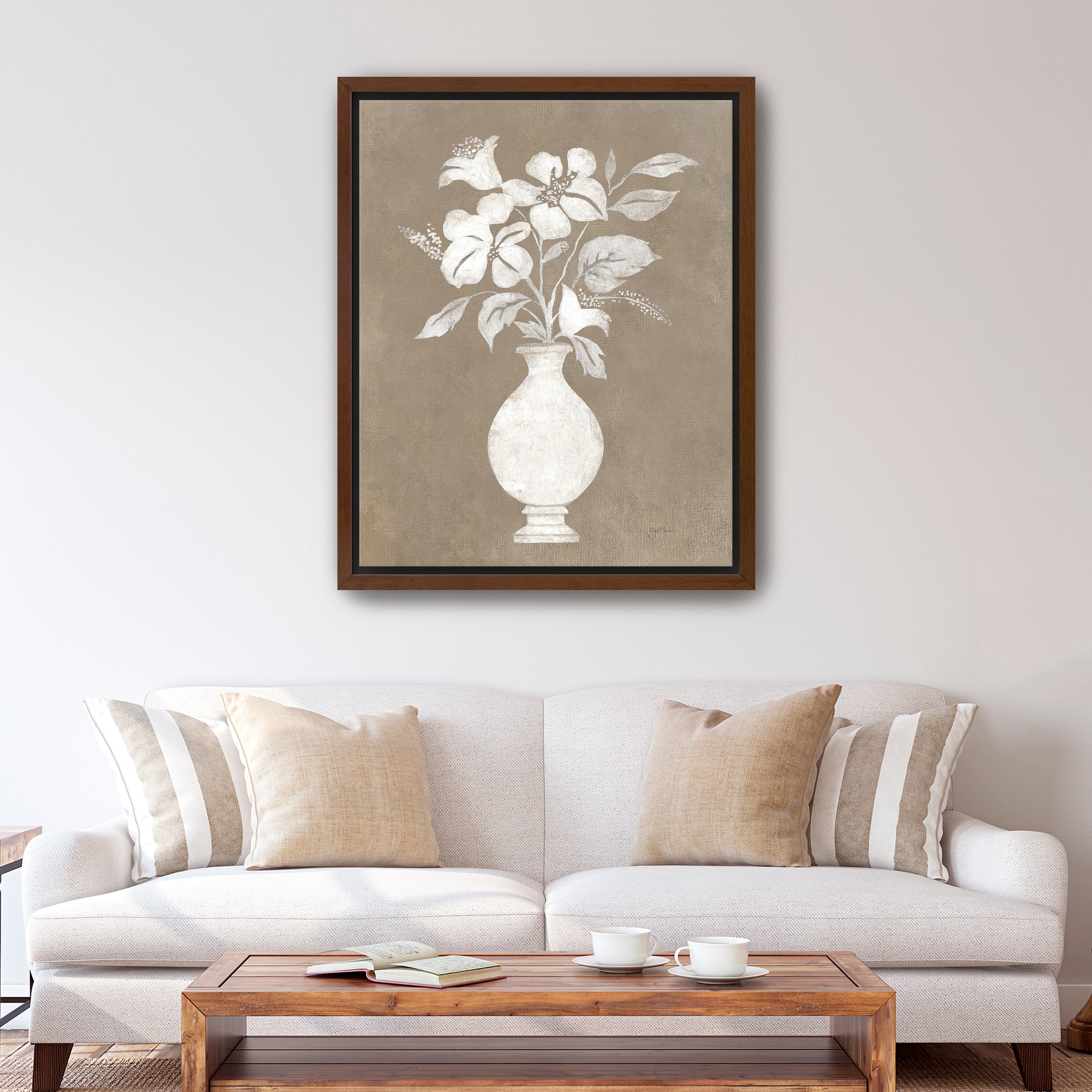 Light Shadow Bouquet II Canvas Giclee
