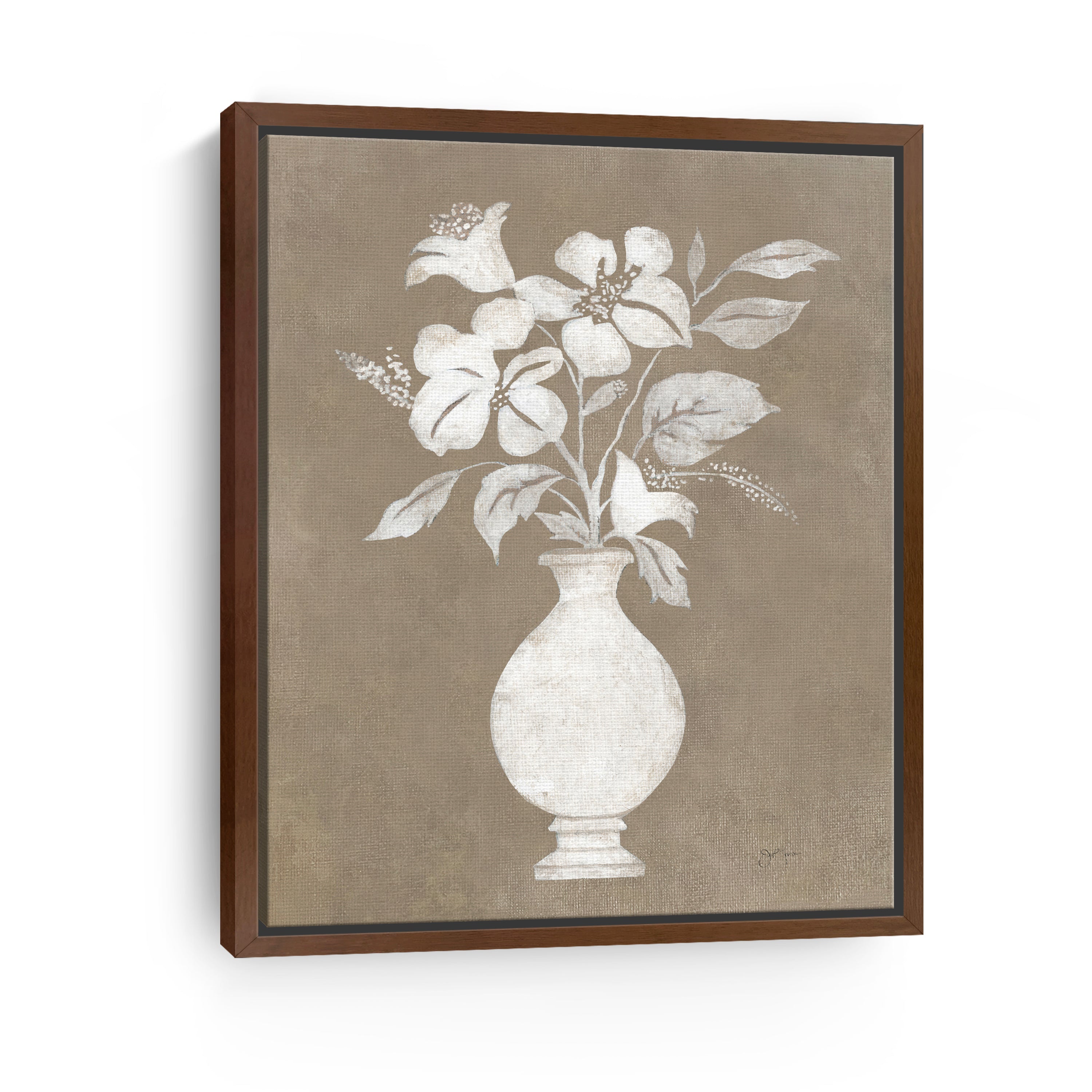 Light Shadow Bouquet II Canvas Giclee