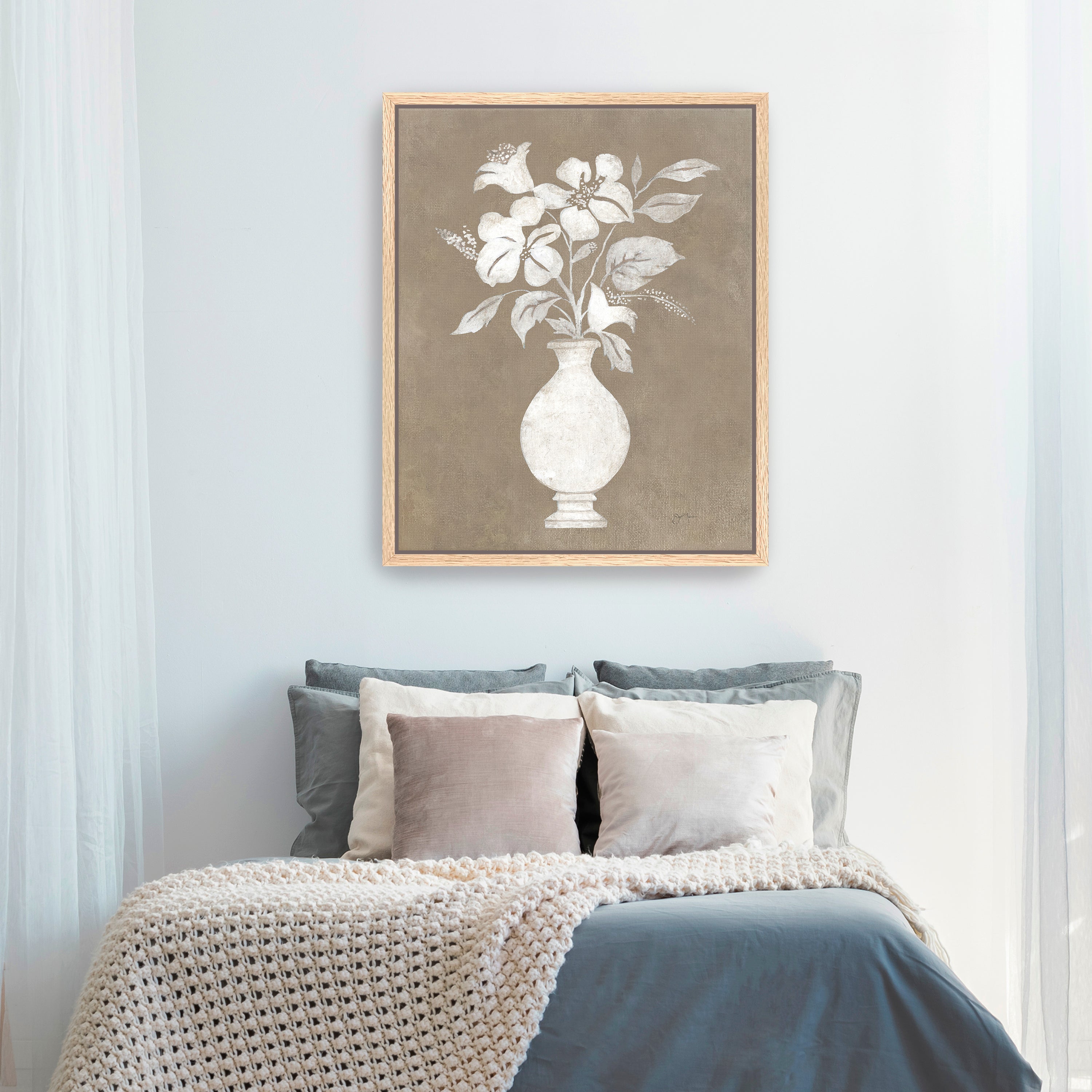 Light Shadow Bouquet II Canvas Giclee