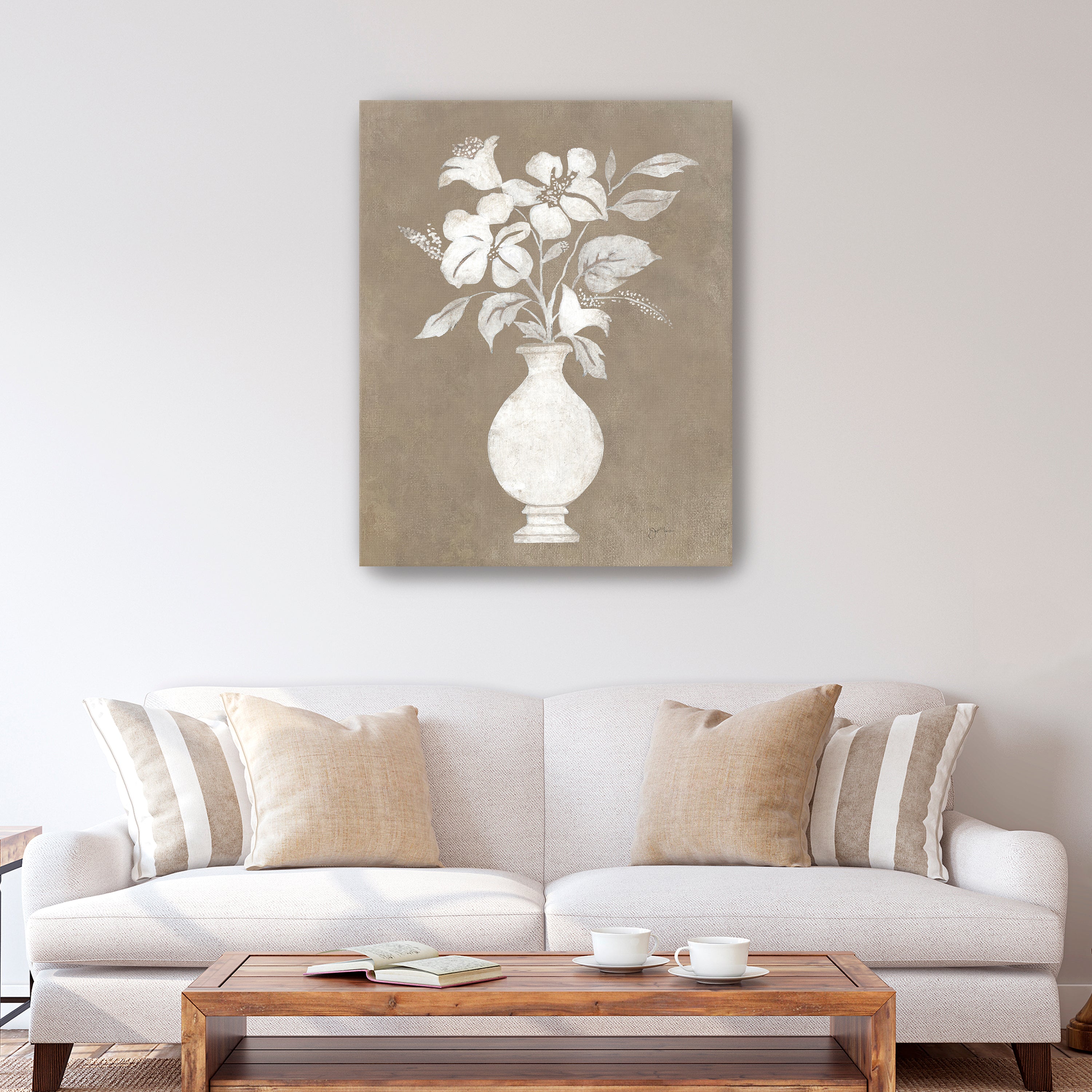 Light Shadow Bouquet II Canvas Giclee