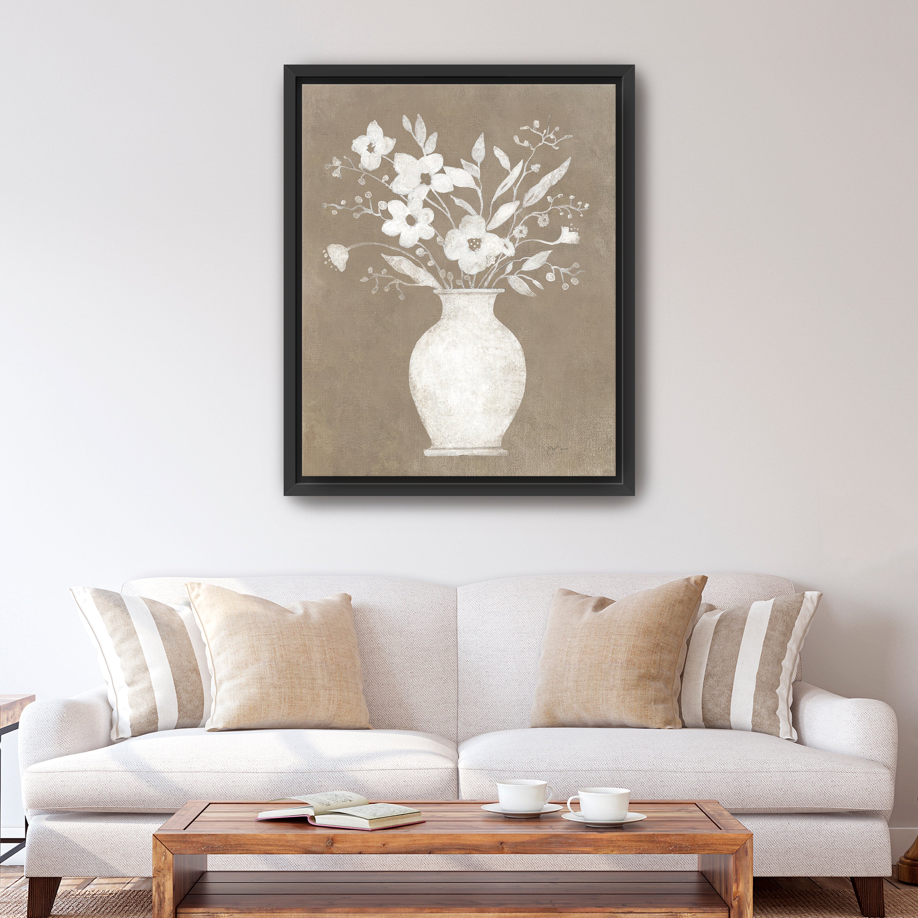 Light Shadow Bouquet III Canvas Giclee