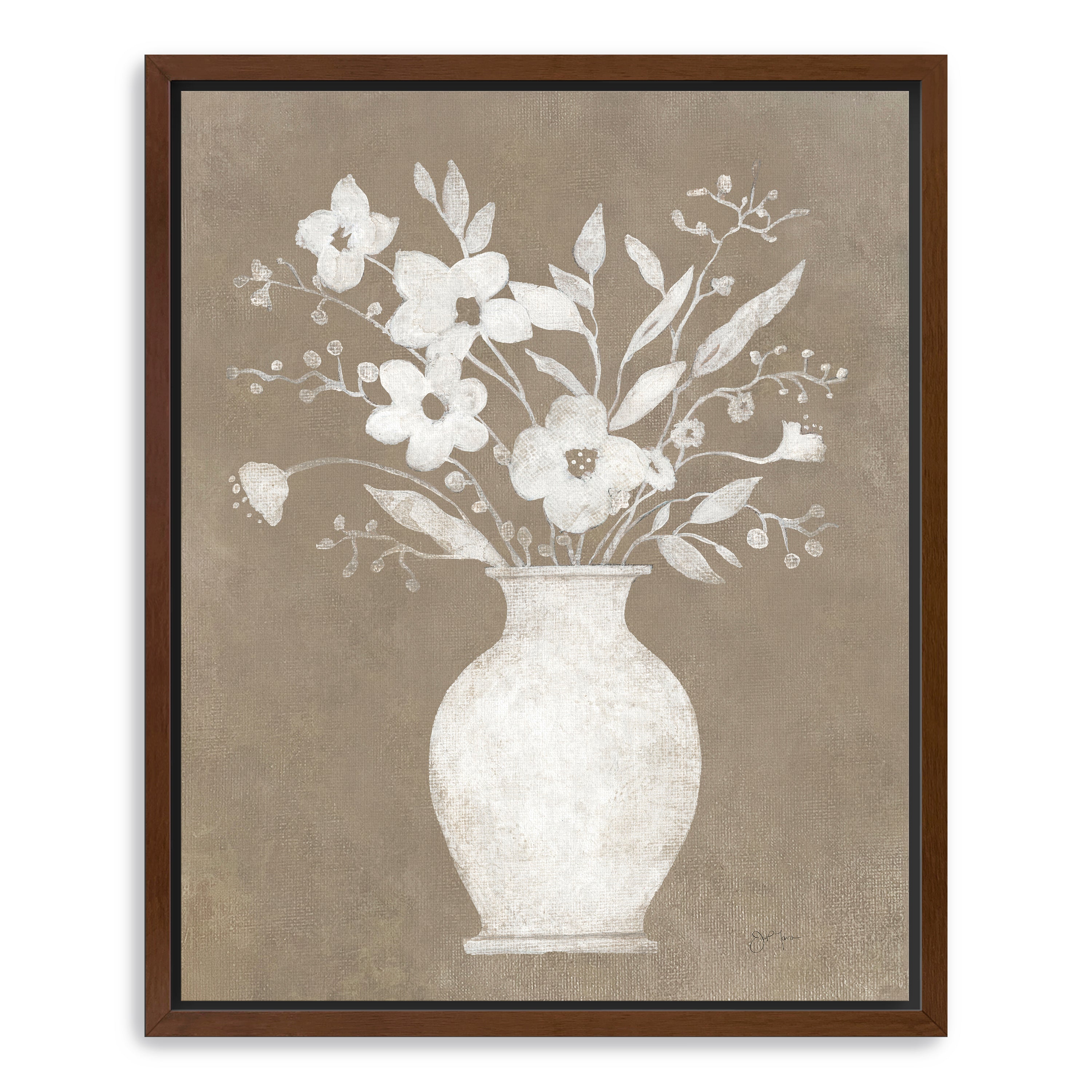 Light Shadow Bouquet III Canvas Giclee