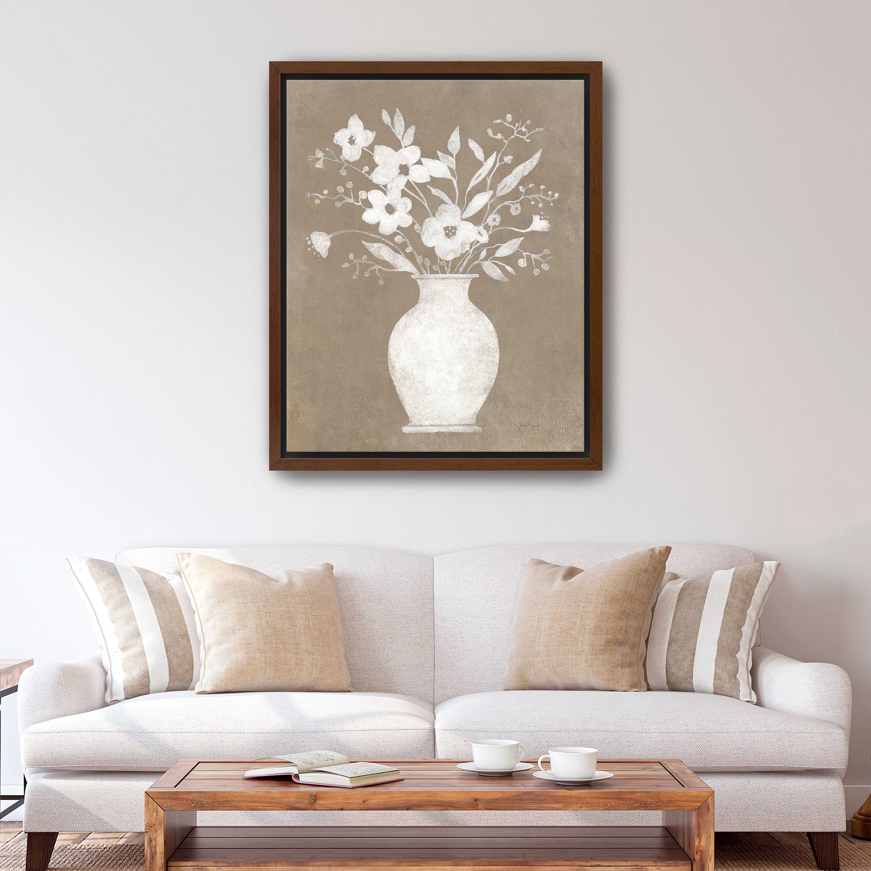 Light Shadow Bouquet III Canvas Giclee