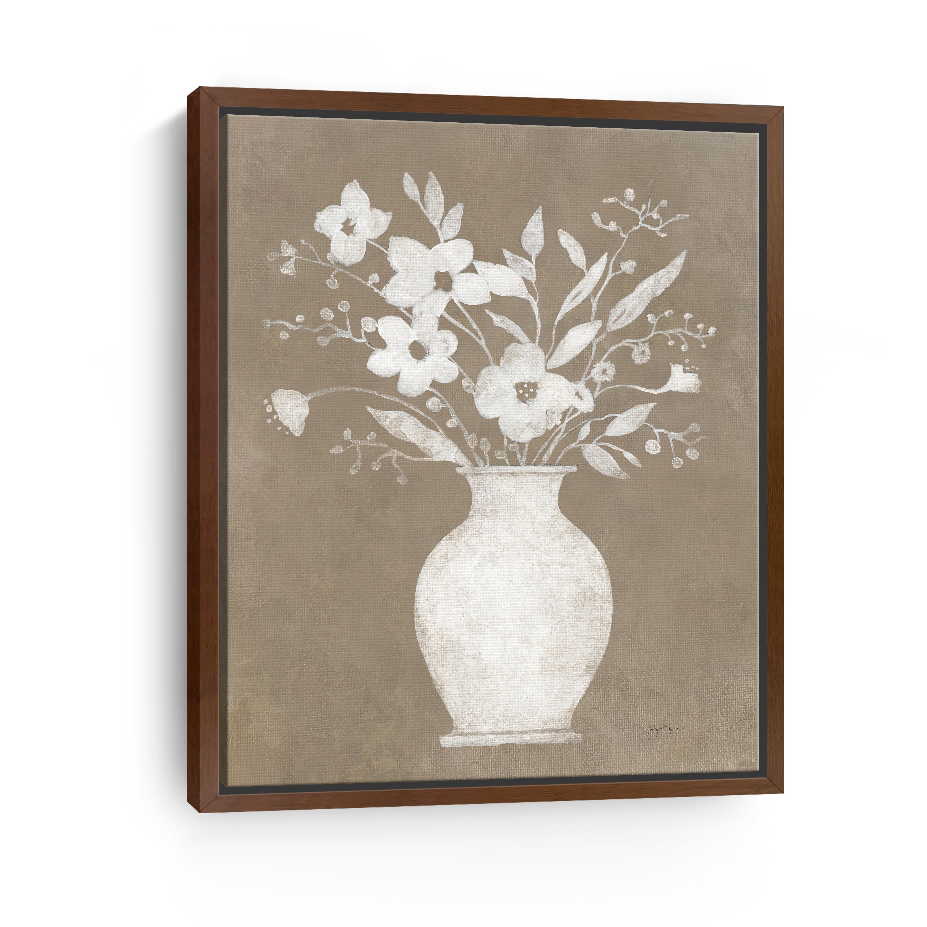 Light Shadow Bouquet III Canvas Giclee