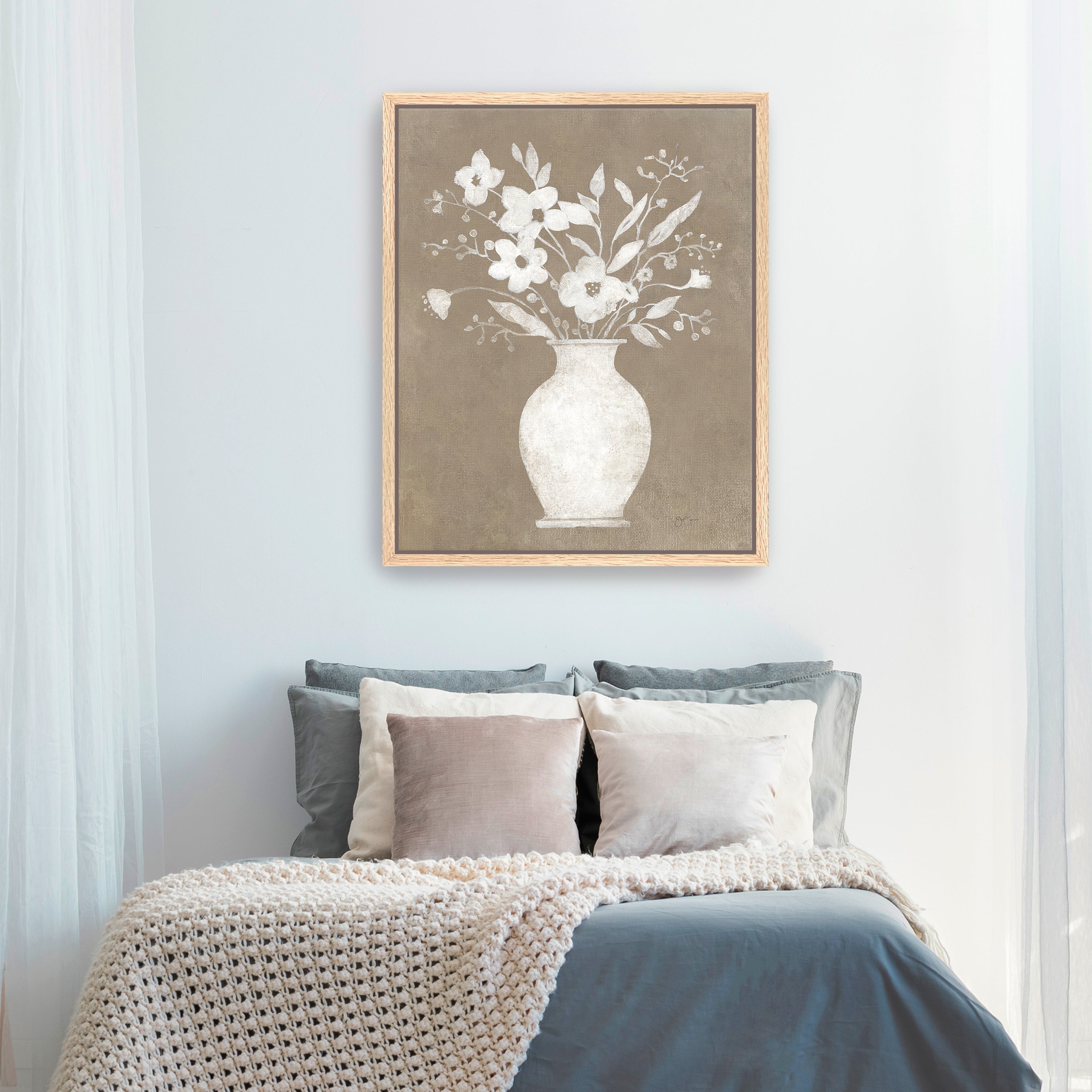Light Shadow Bouquet III Canvas Giclee