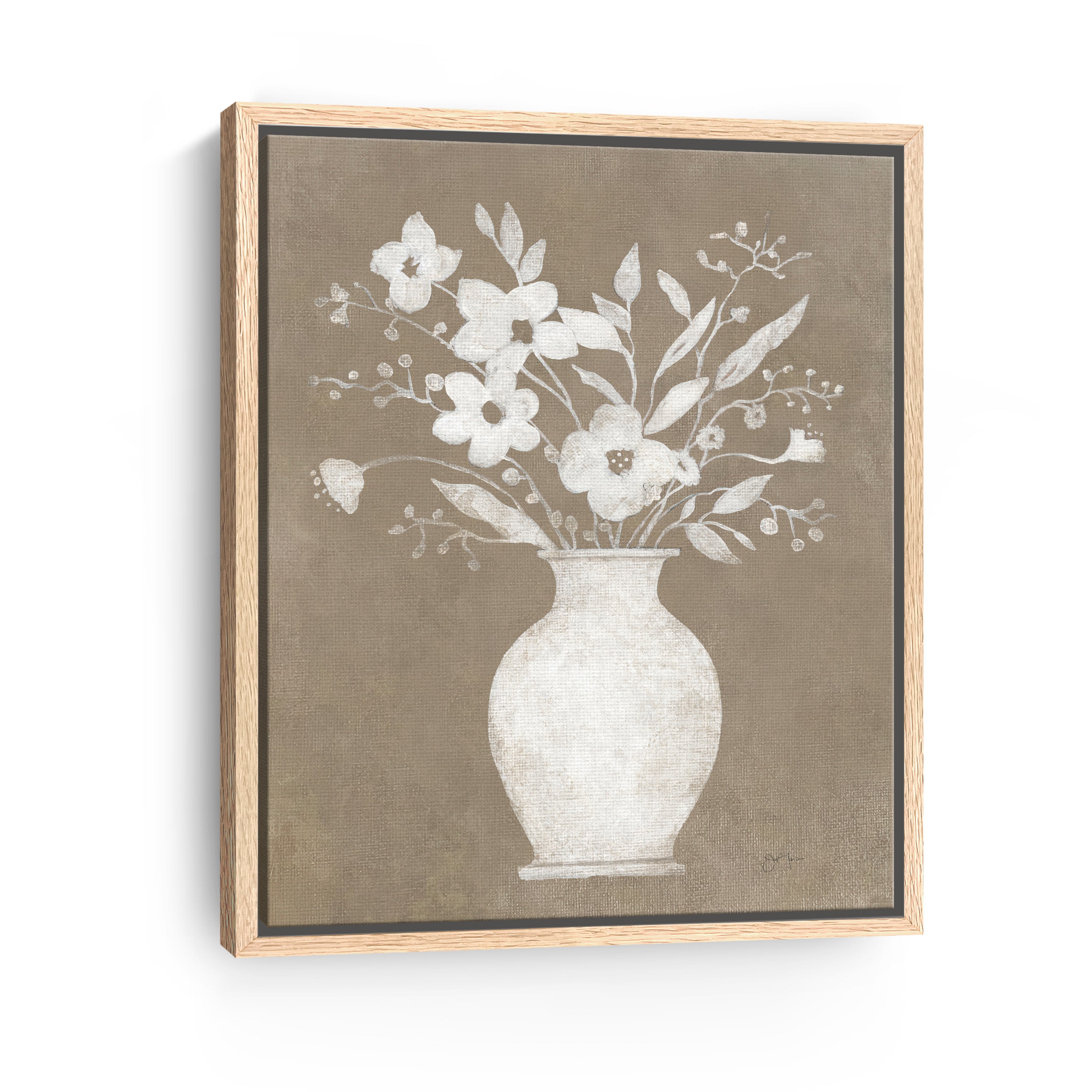 Light Shadow Bouquet III Canvas Giclee