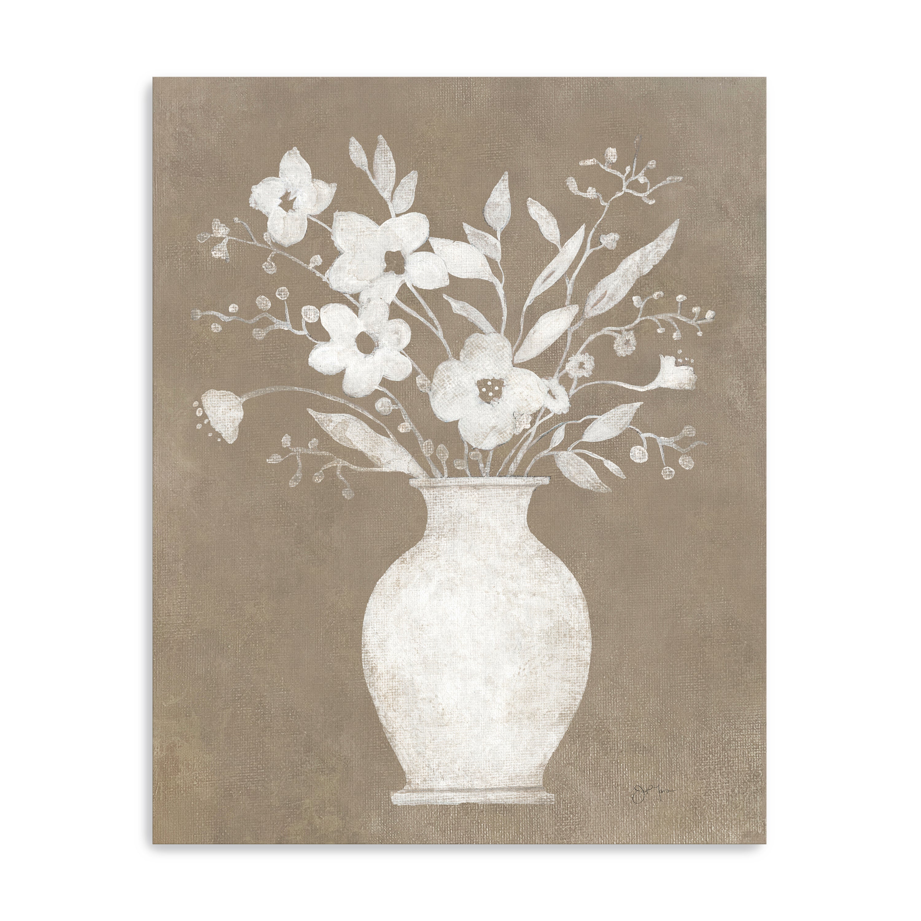 Light Shadow Bouquet III Canvas Giclee