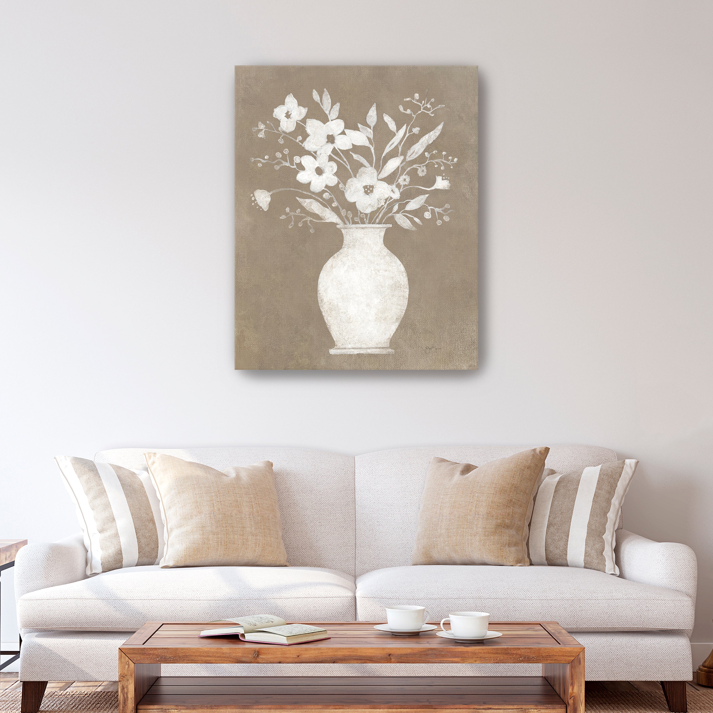 Light Shadow Bouquet III Canvas Giclee