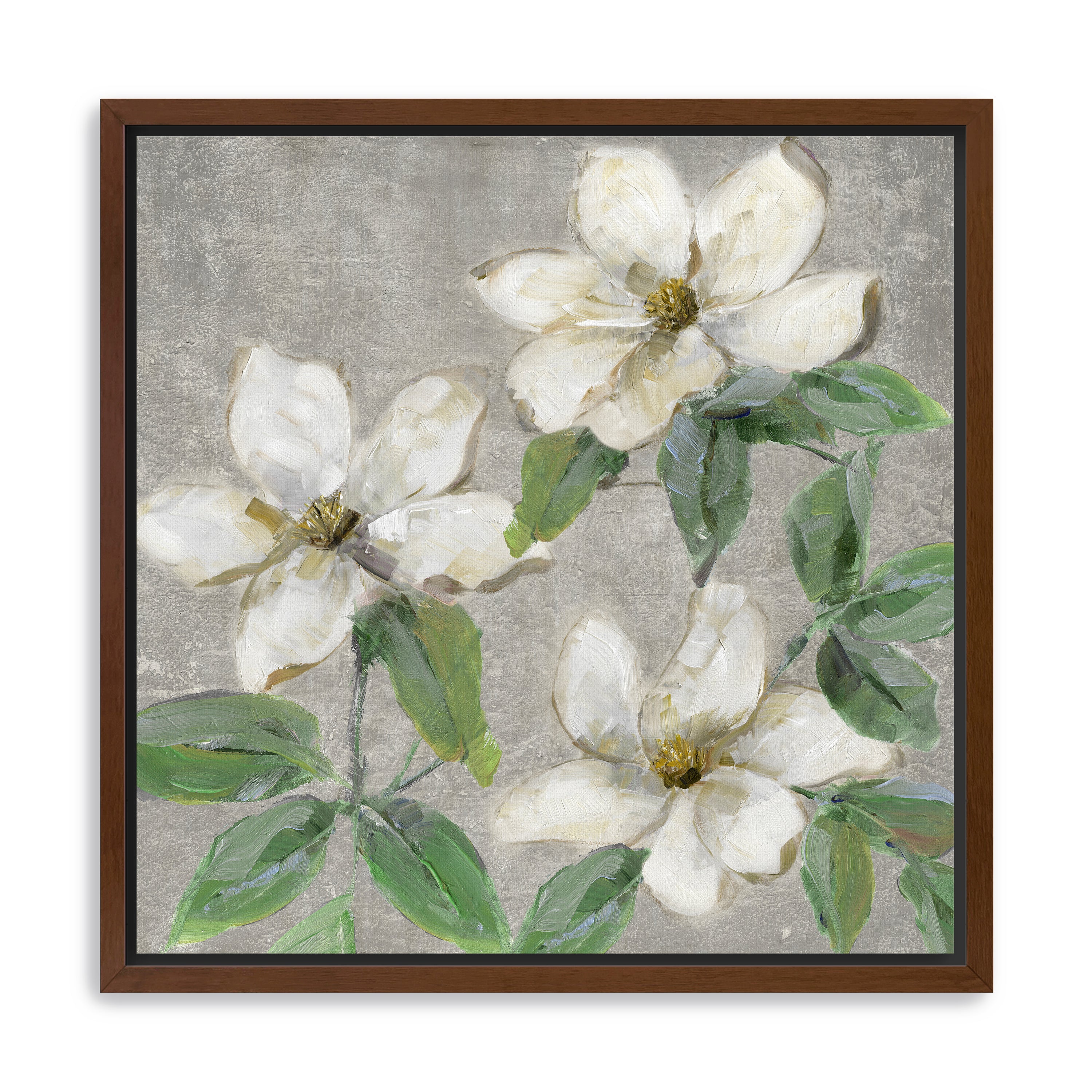 Glimmering Magnolias II Canvas Giclee