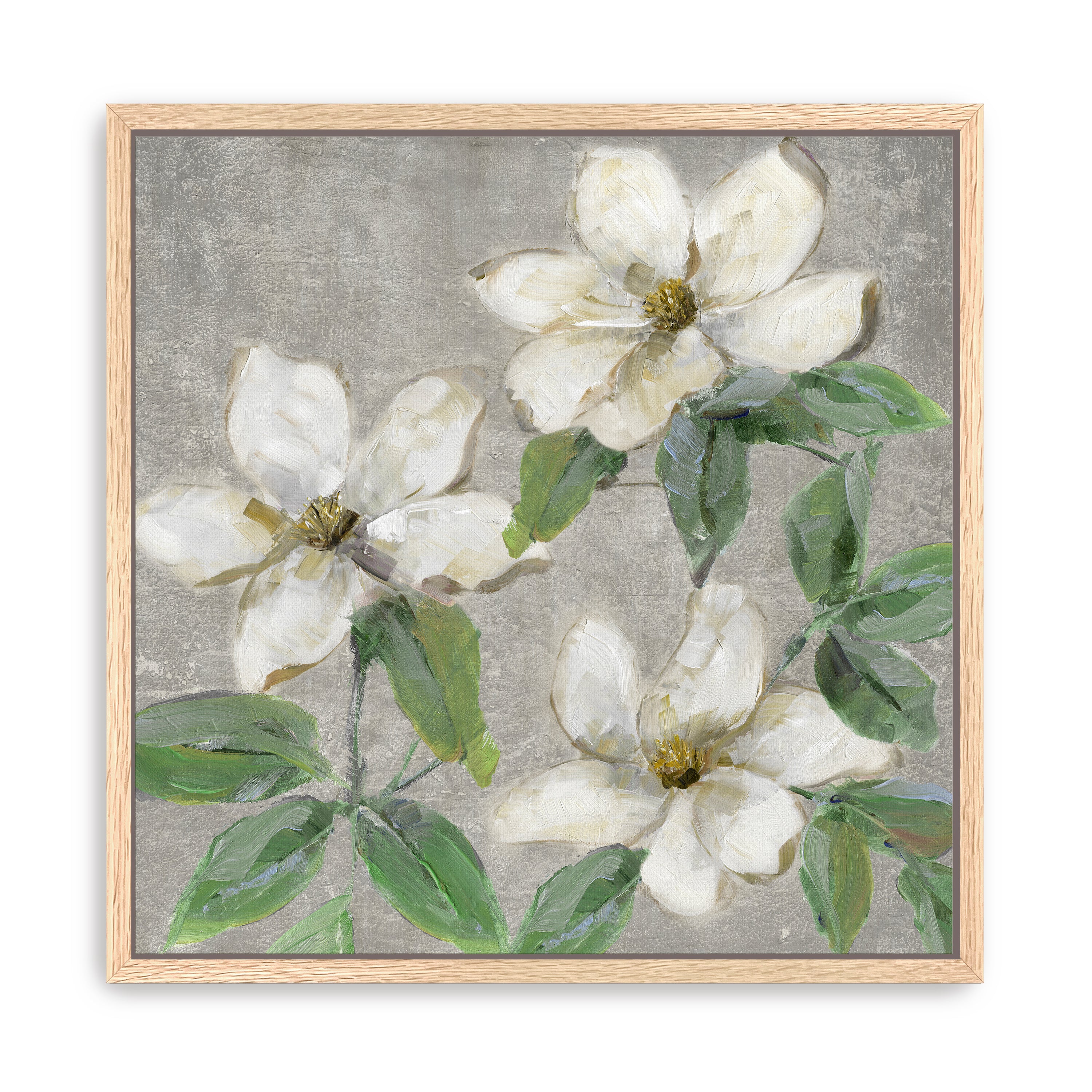 Glimmering Magnolias II Canvas Giclee
