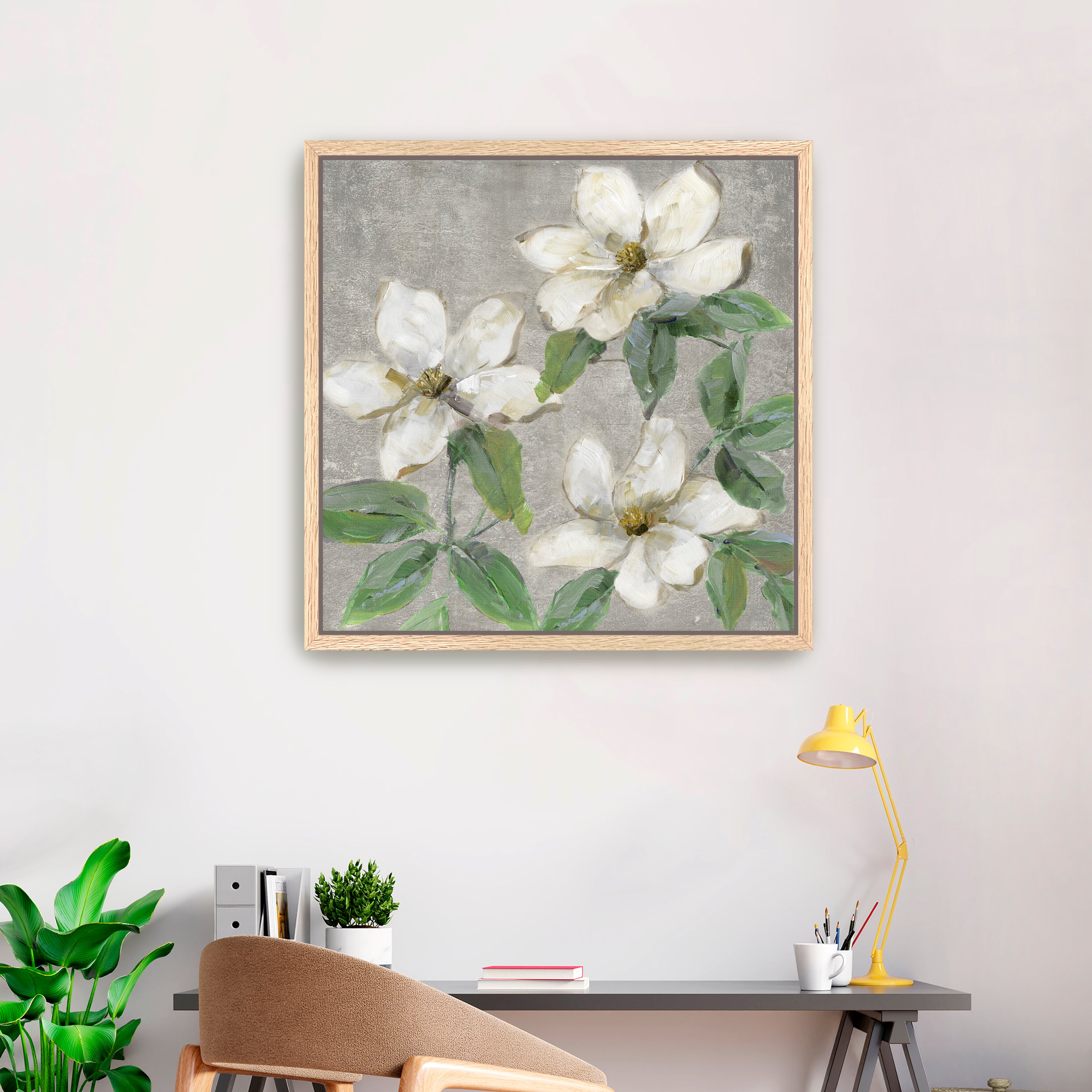 Glimmering Magnolias II Canvas Giclee