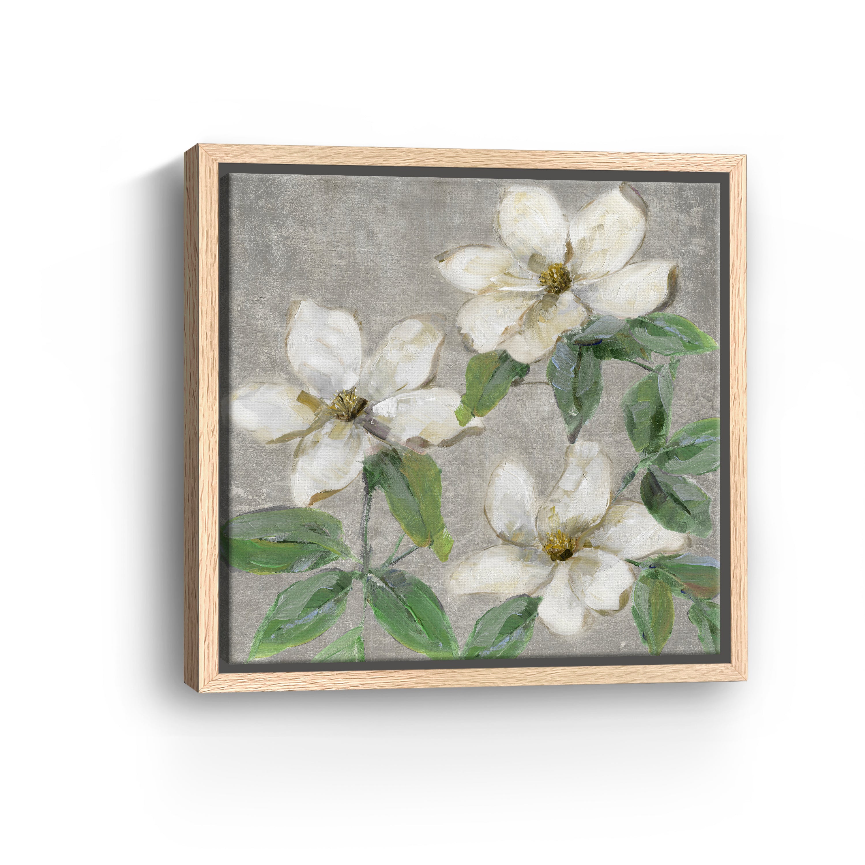 Glimmering Magnolias II Canvas Giclee