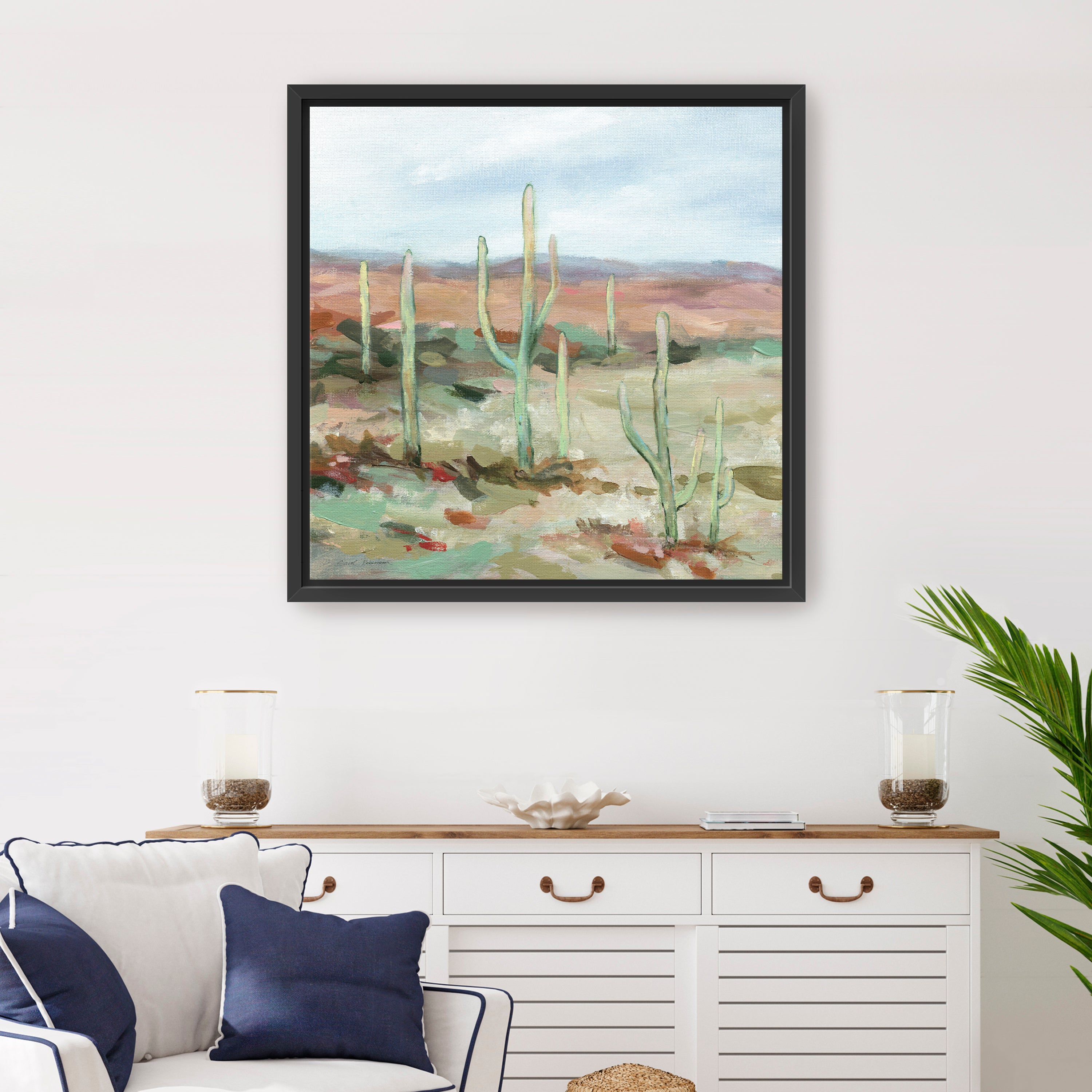 The Cactus Club I Canvas Giclee