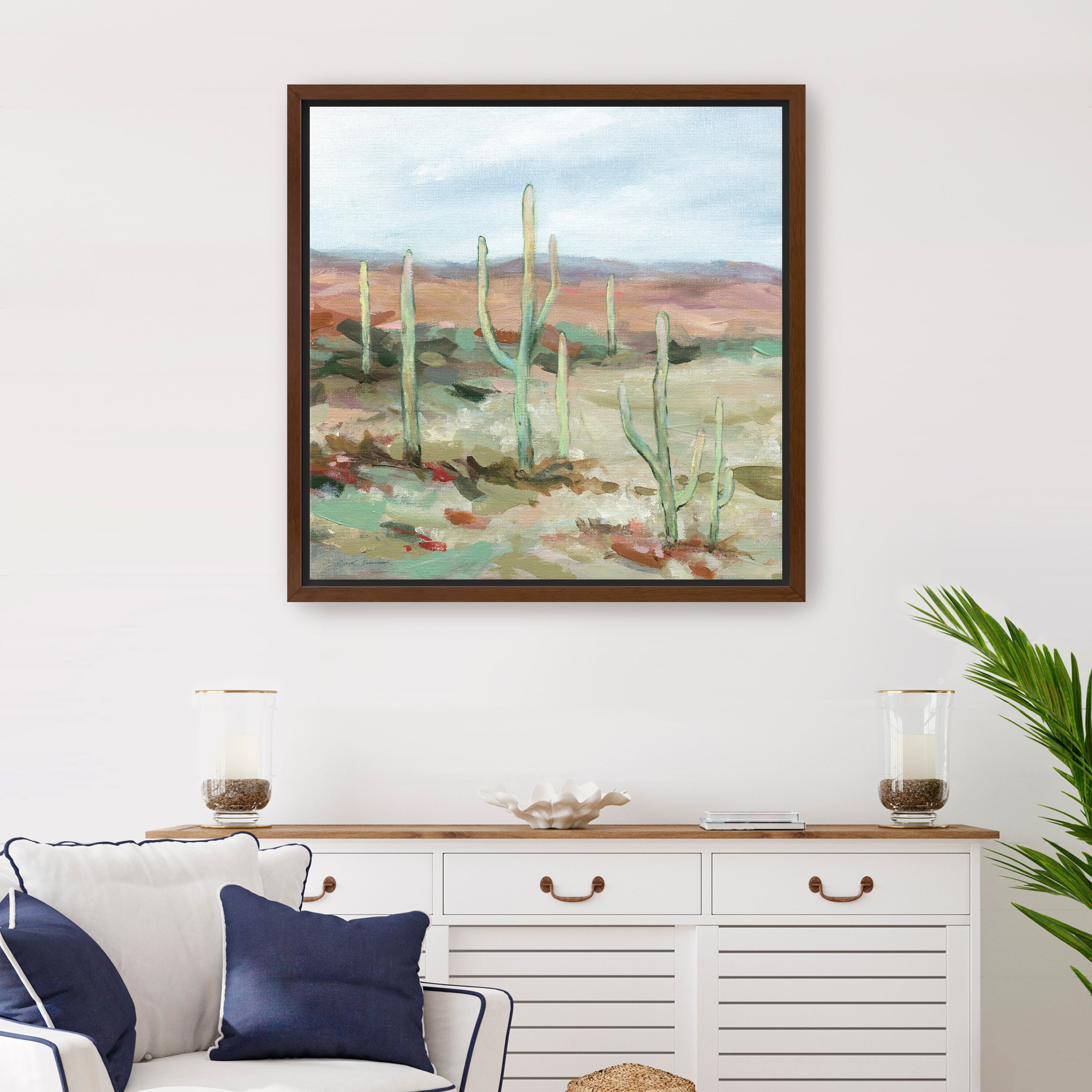The Cactus Club I Canvas Giclee