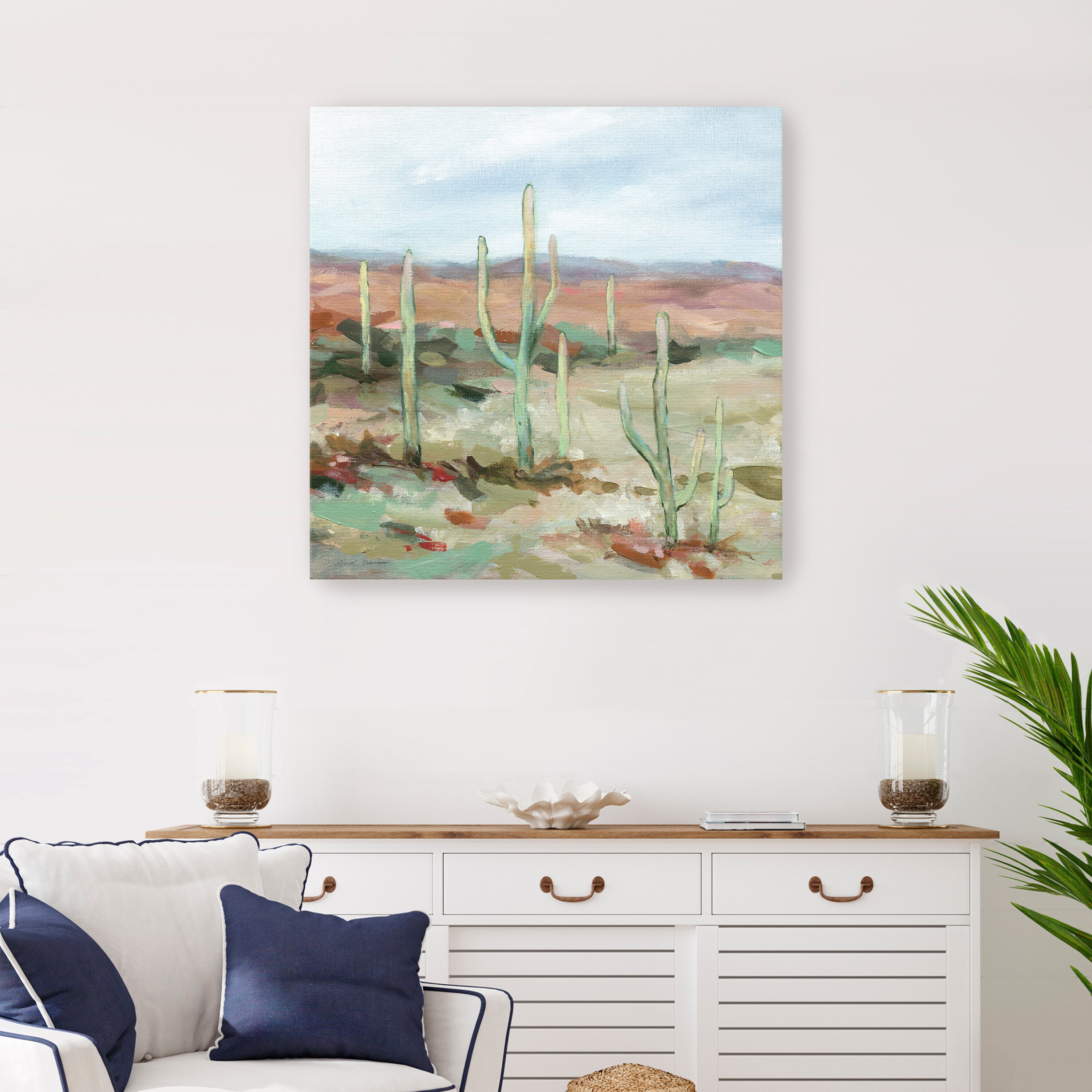 The Cactus Club I Canvas Giclee