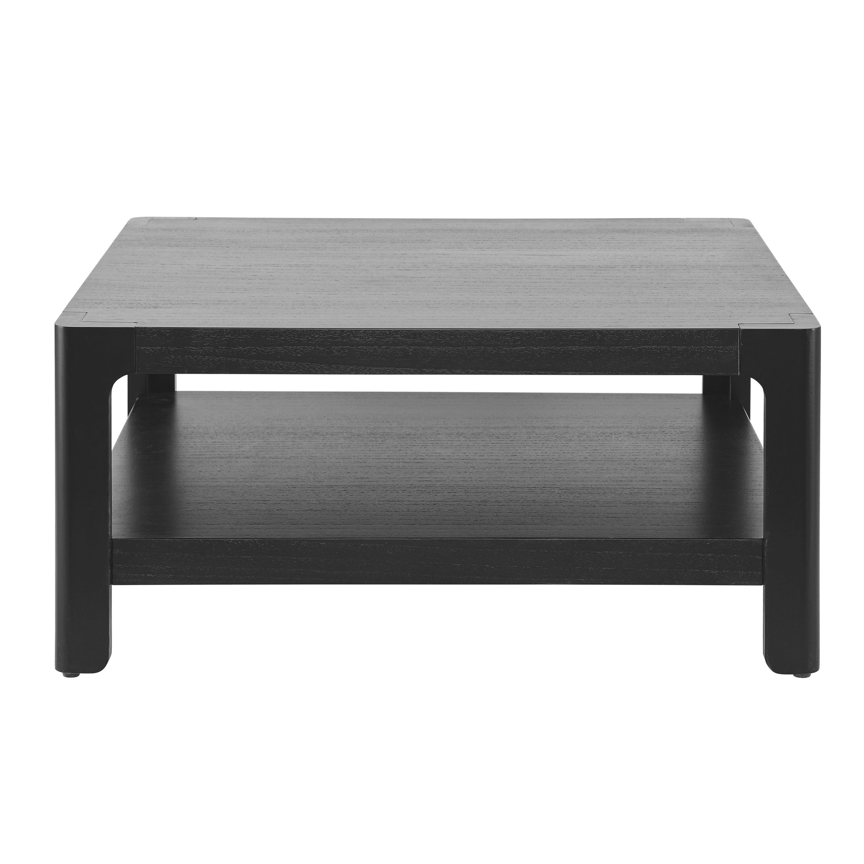 Modern Farmhouse Coffee Table with Soft Rounded Profile