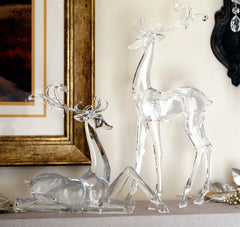 Modern-Clear-Acrylic-Holiday-Deer-Figurine-(set-of-2)-Clear-Decor