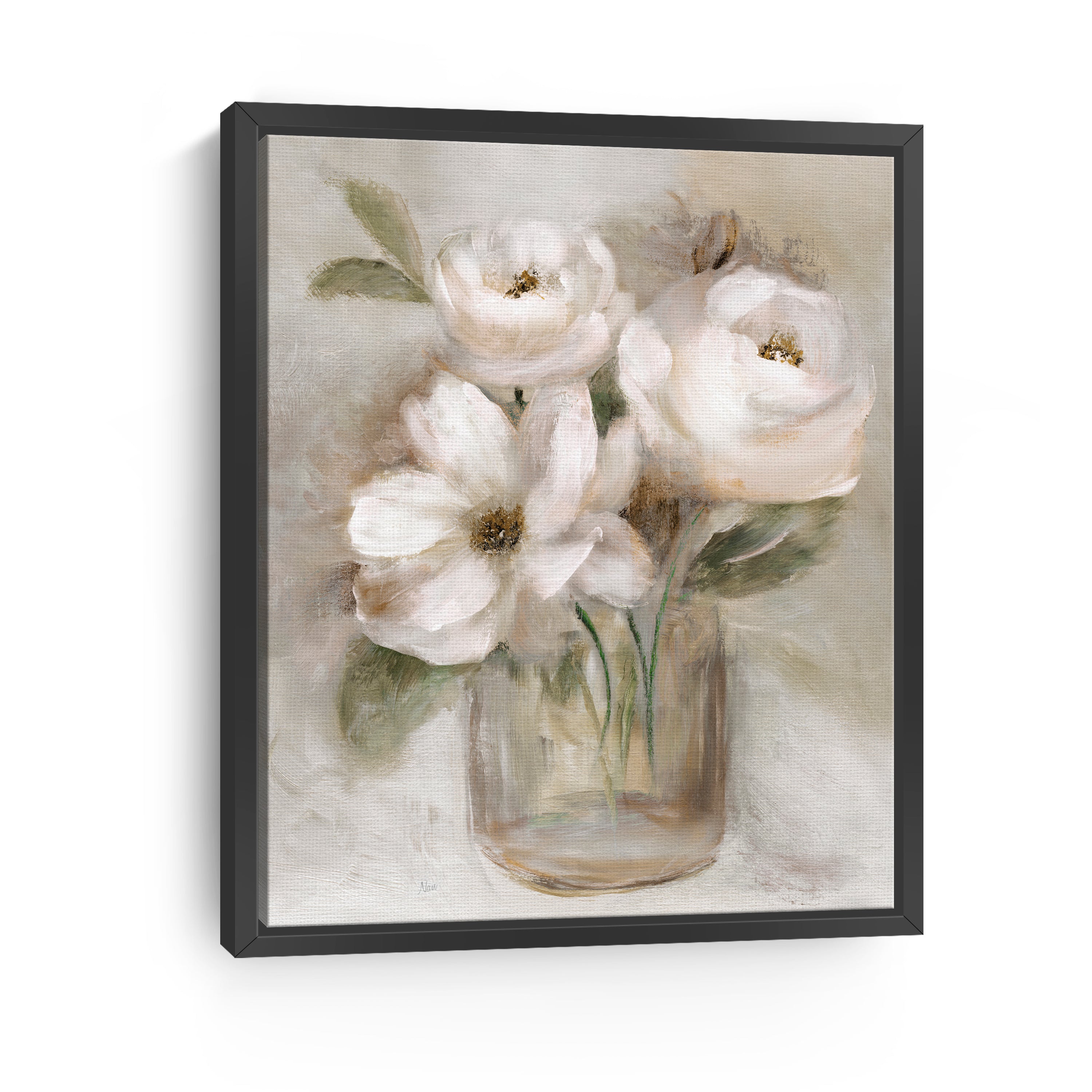 Poppy Arrangement II Canvas Giclee