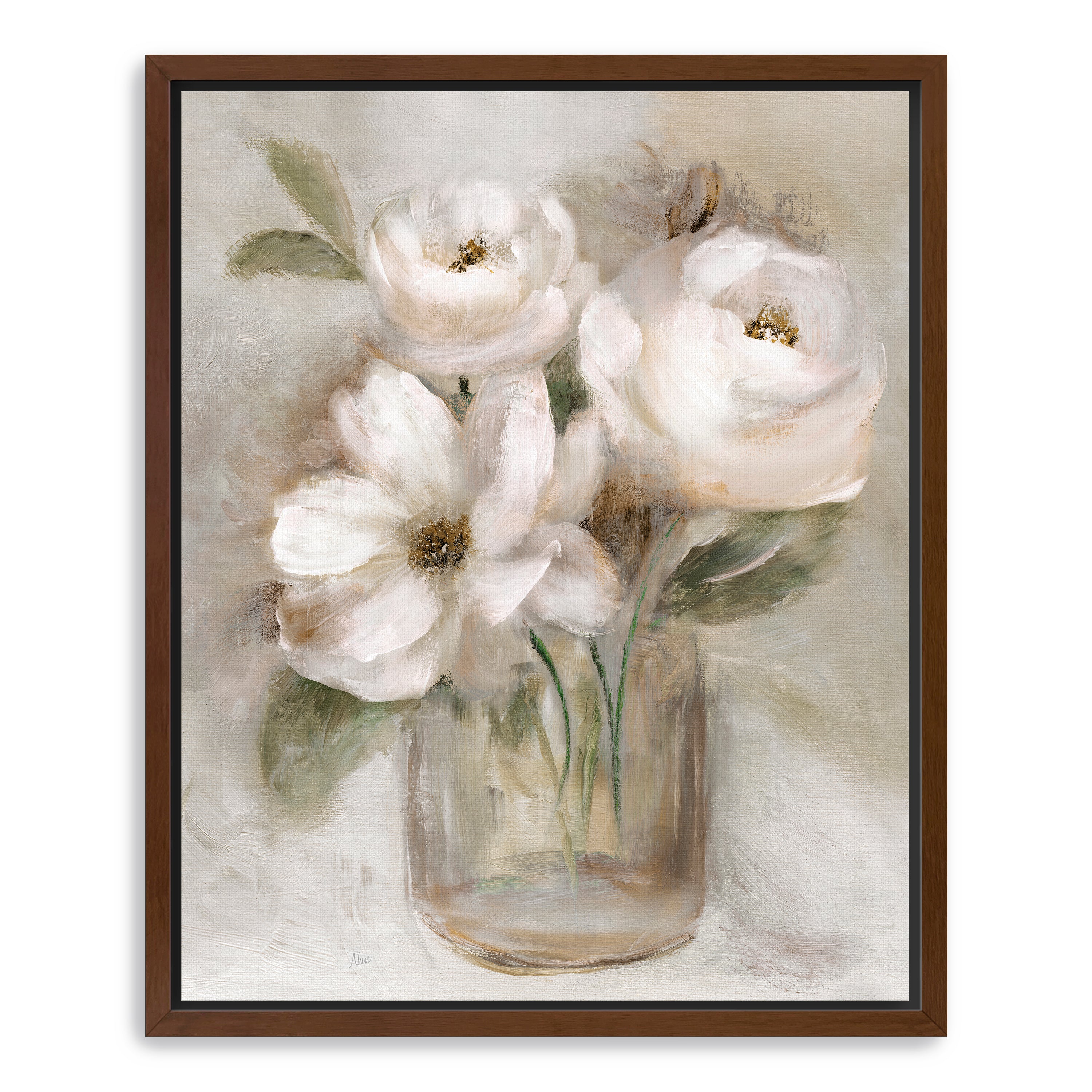 Poppy Arrangement II Canvas Giclee