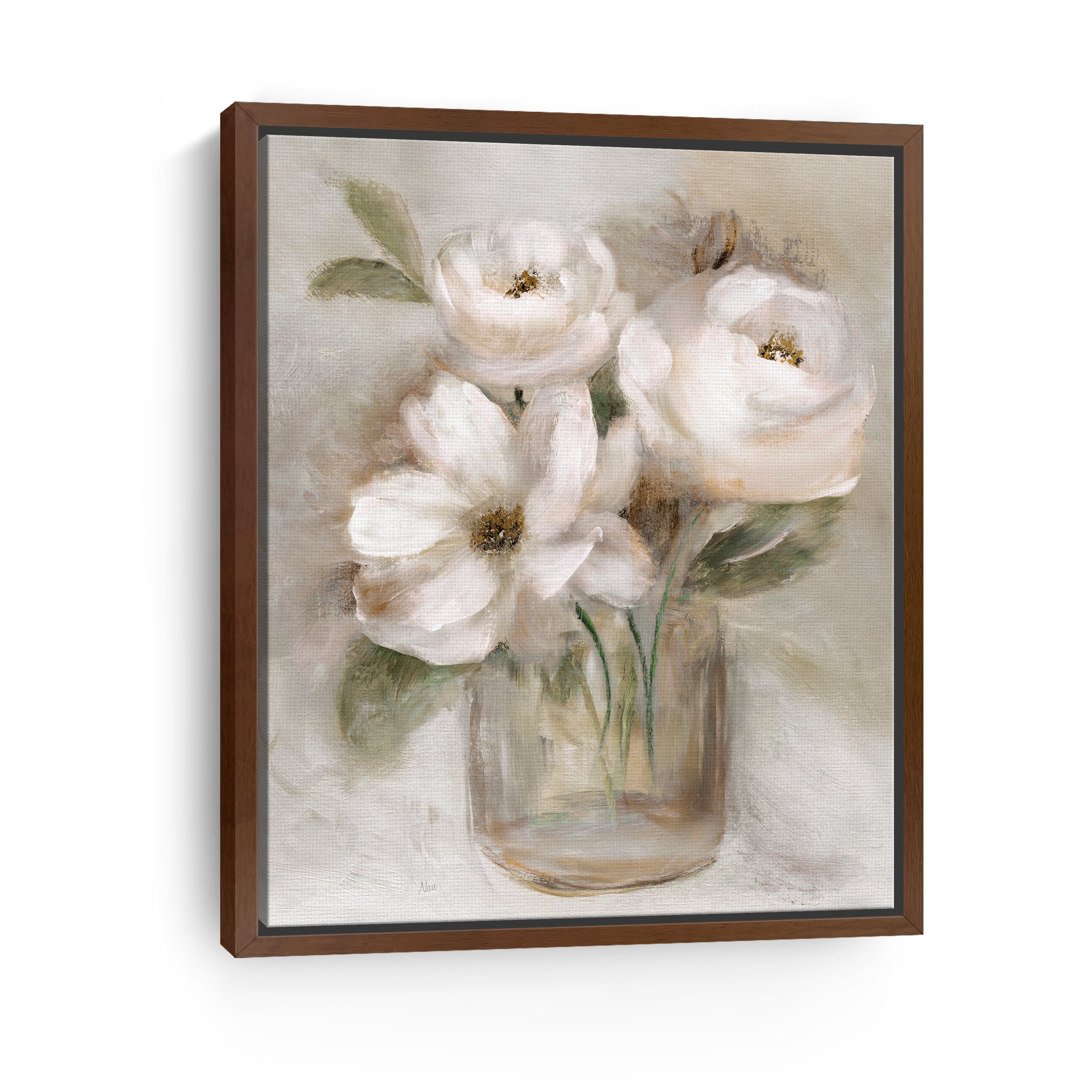 Poppy Arrangement II Canvas Giclee