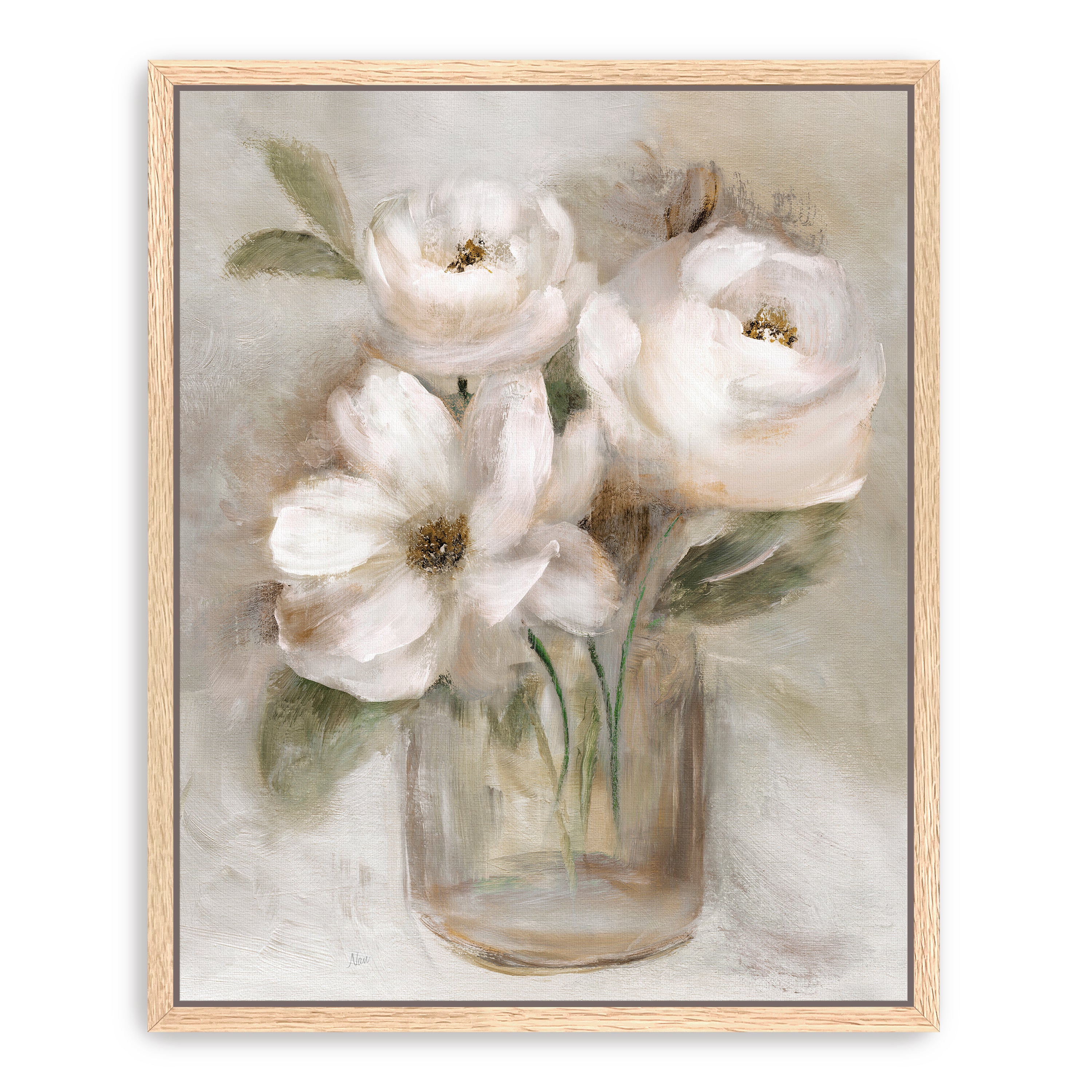 Poppy Arrangement II Canvas Giclee