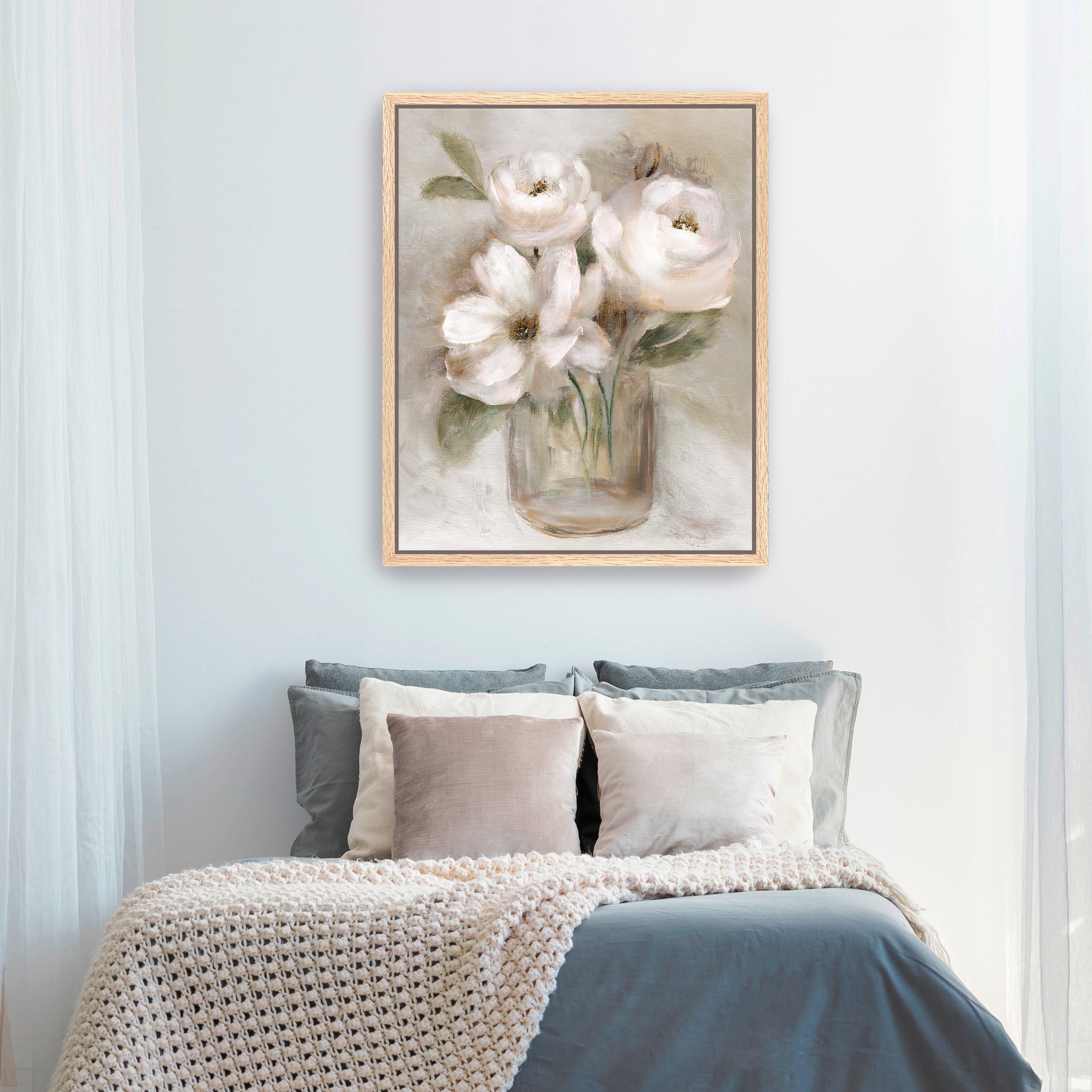 Poppy Arrangement II Canvas Giclee