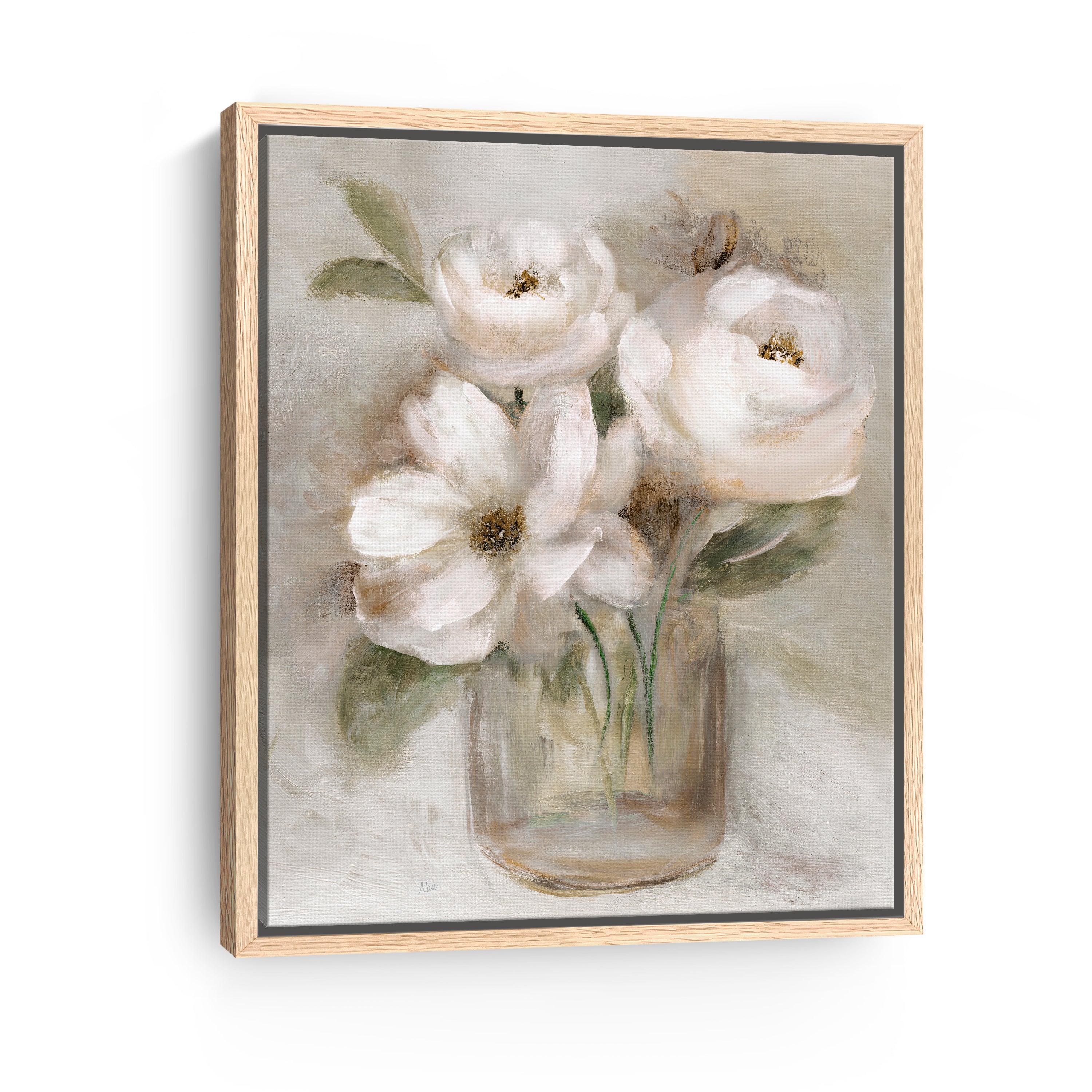 Poppy Arrangement II Canvas Giclee