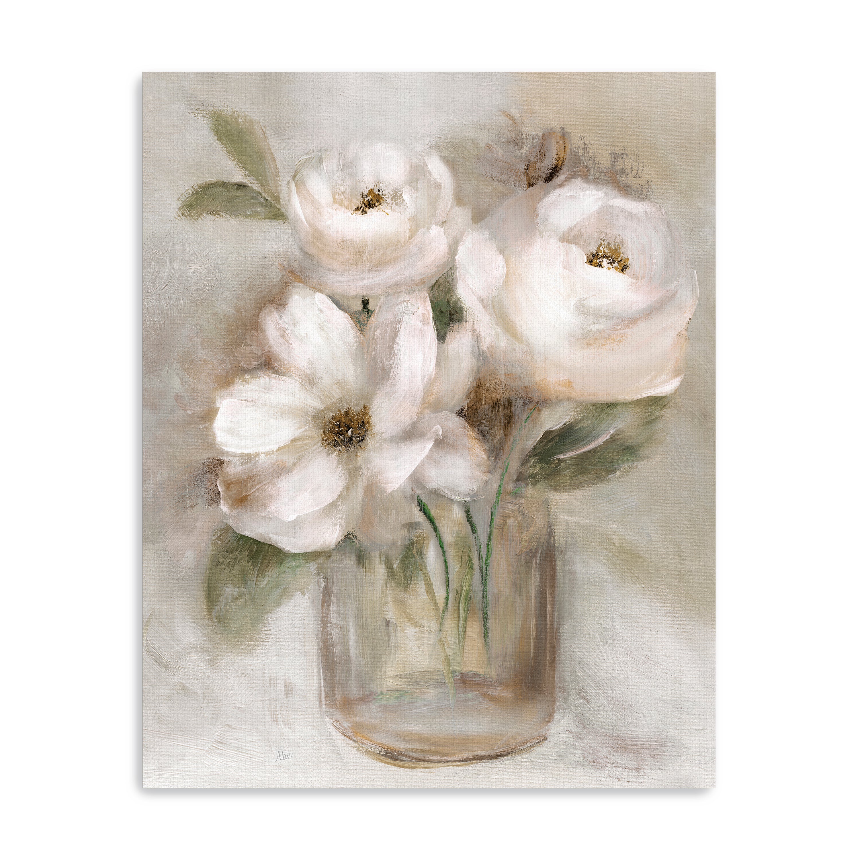 Poppy Arrangement II Canvas Giclee