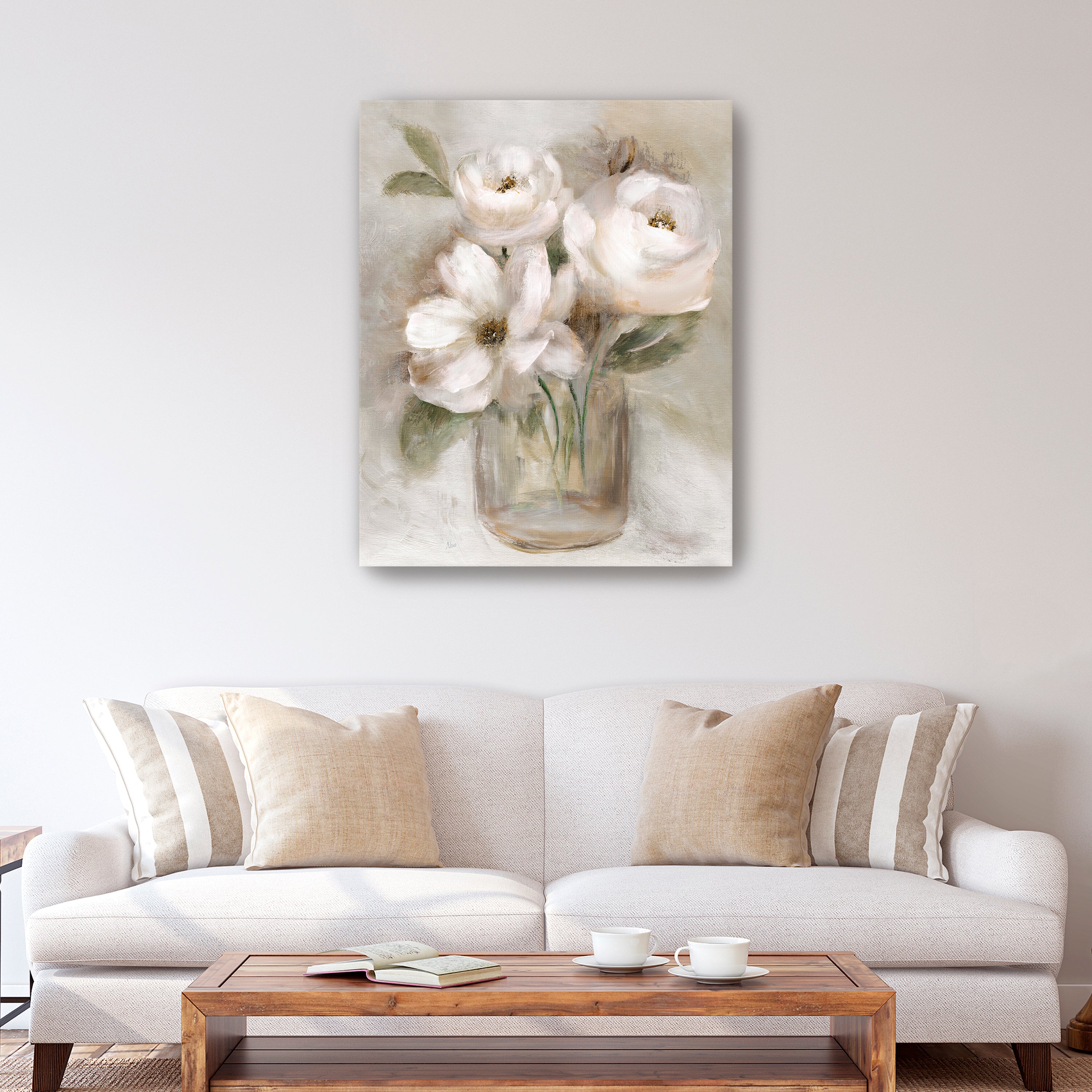 Poppy Arrangement II Canvas Giclee