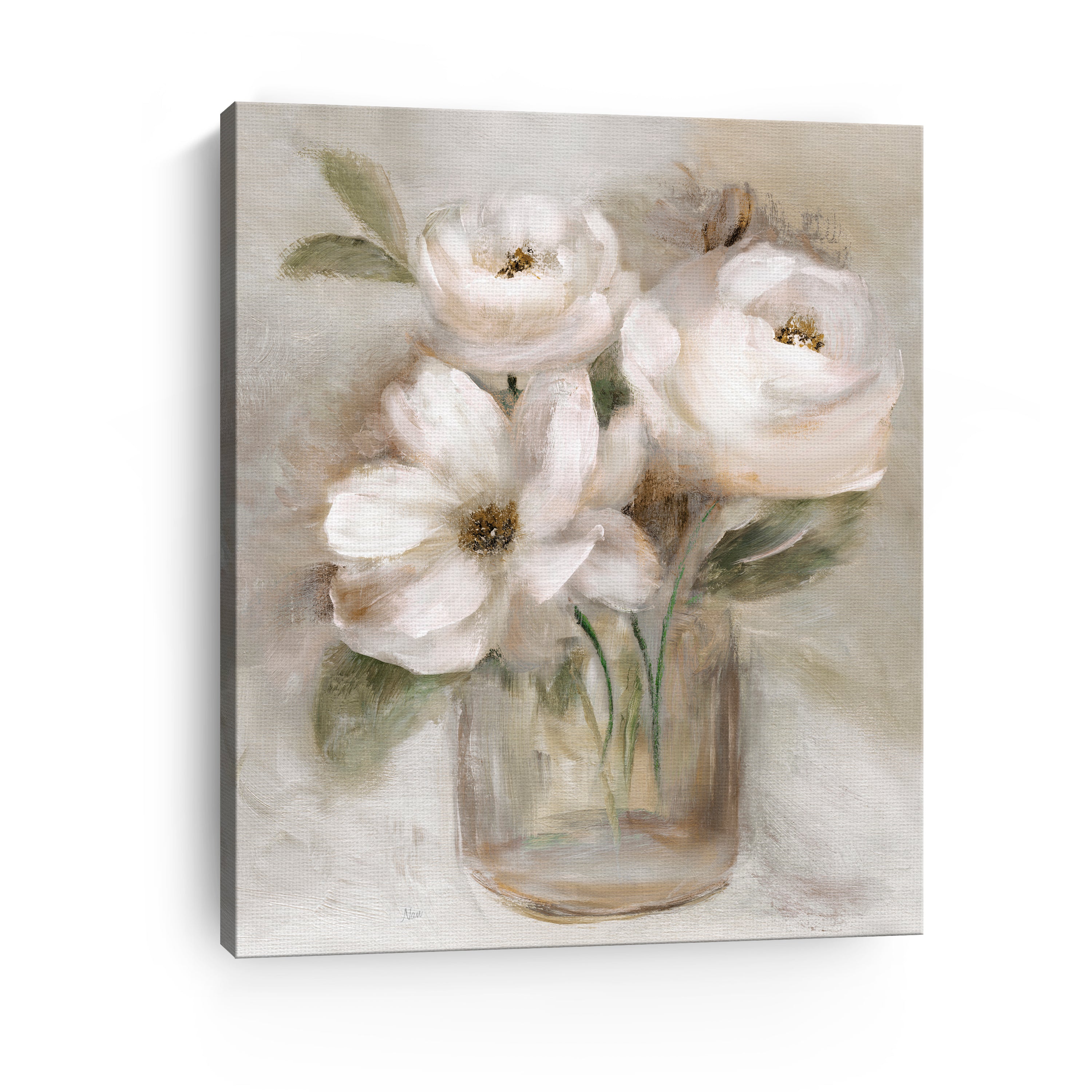 Poppy Arrangement II Canvas Giclee