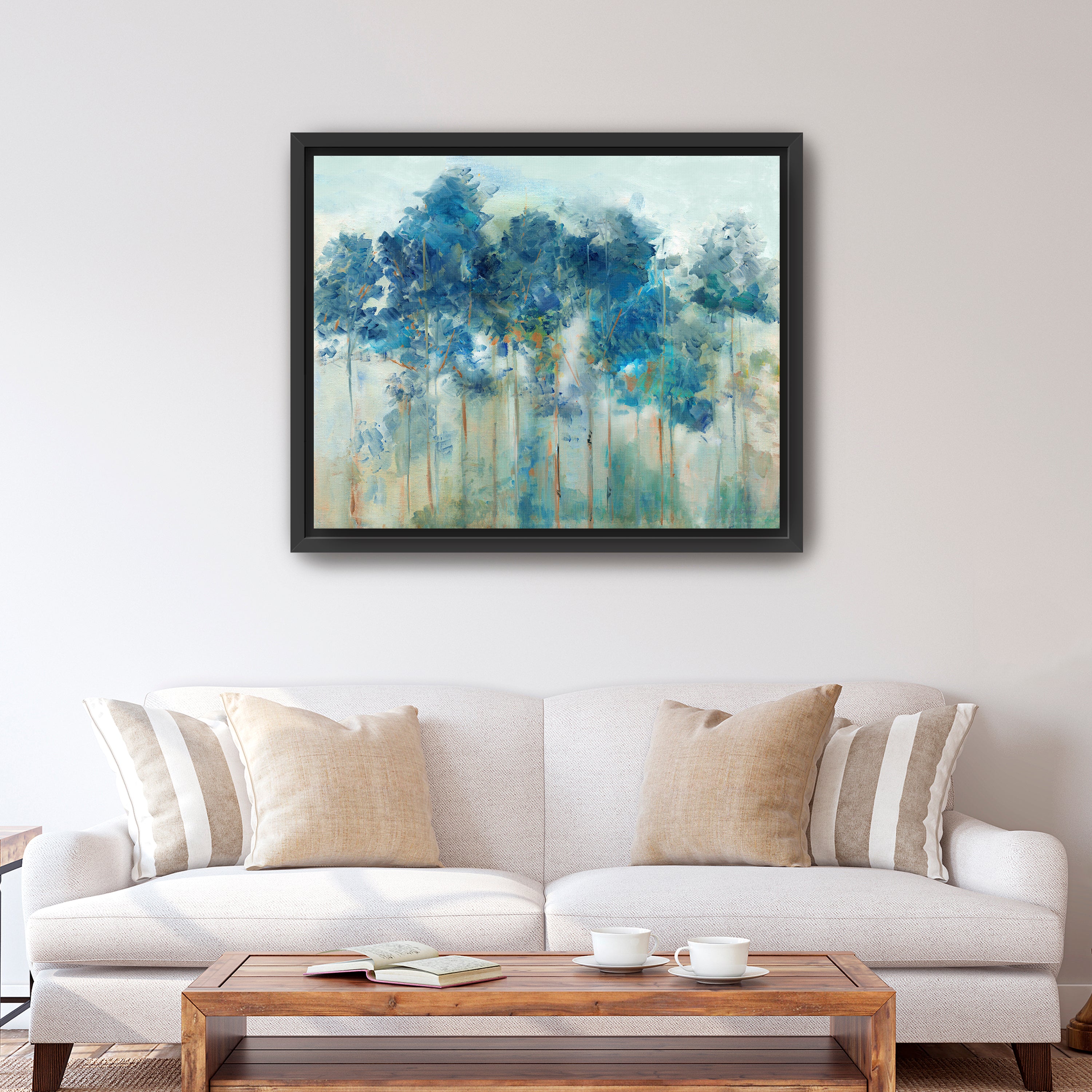 Blue Groves Canvas Giclee