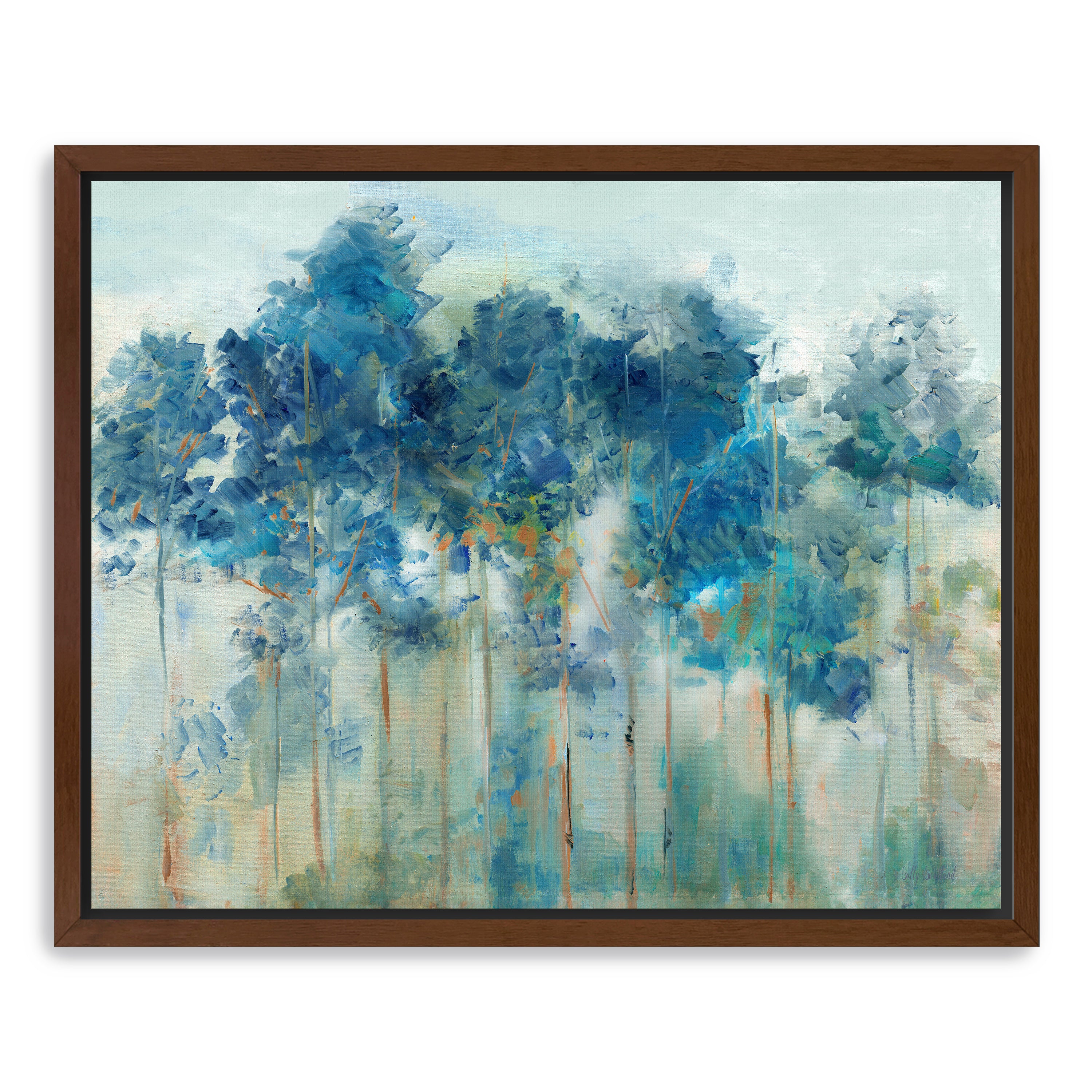 Blue Groves Canvas Giclee