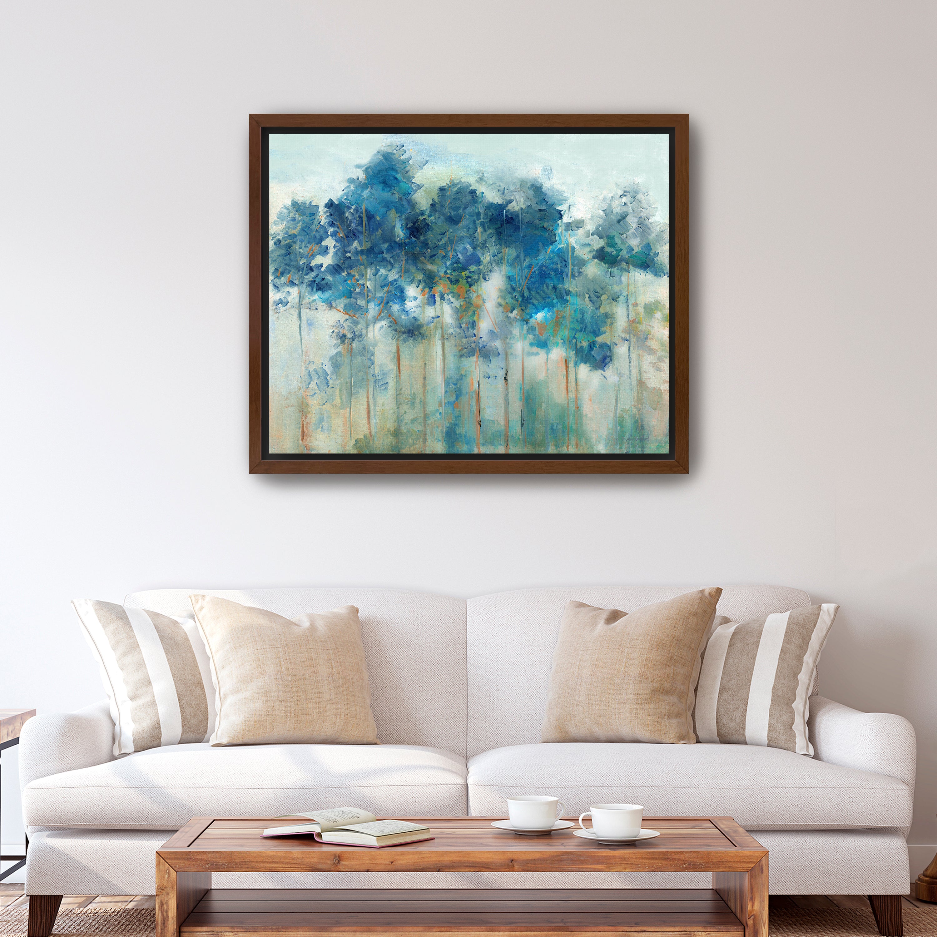 Blue Groves Canvas Giclee