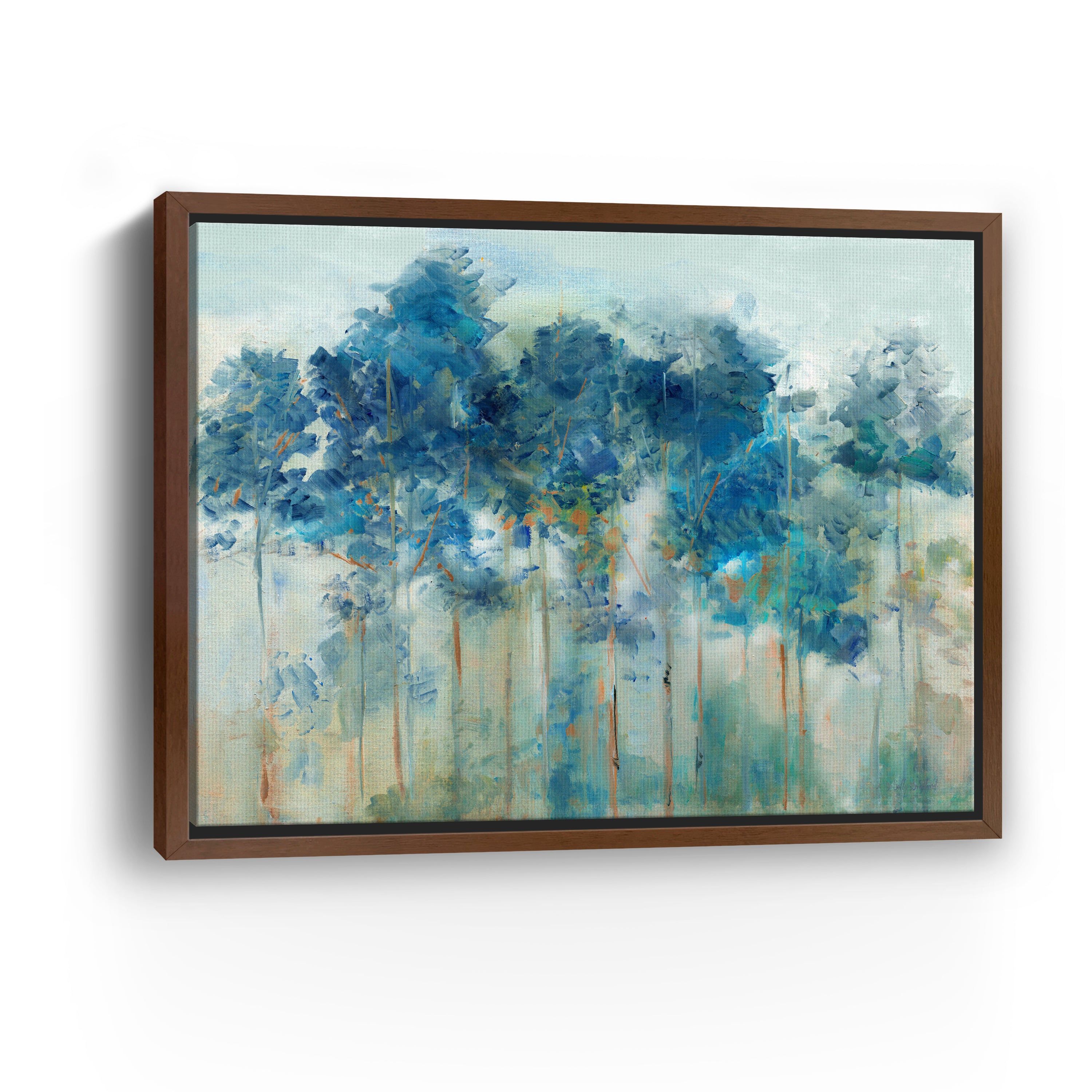 Blue Groves Canvas Giclee