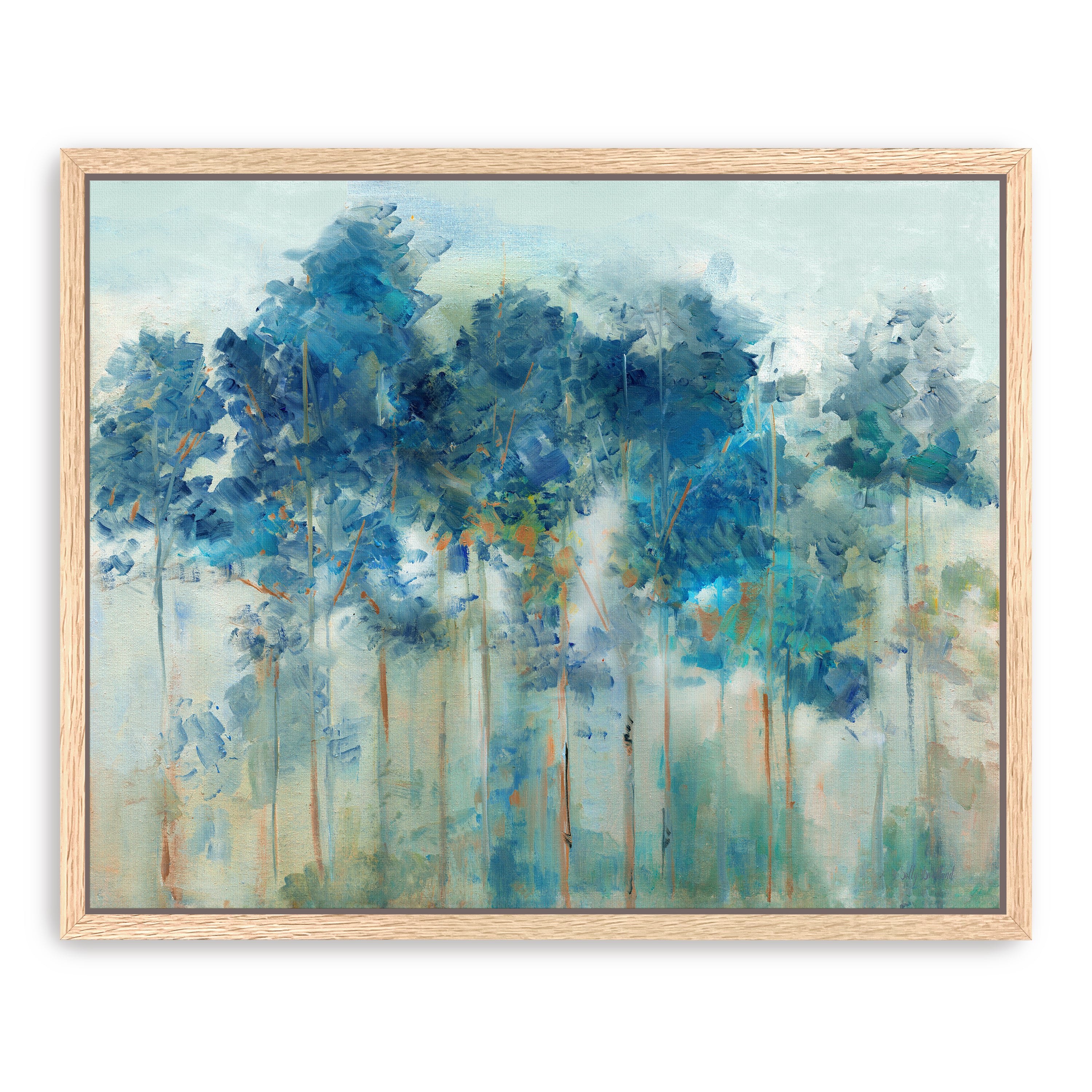 Blue Groves Canvas Giclee
