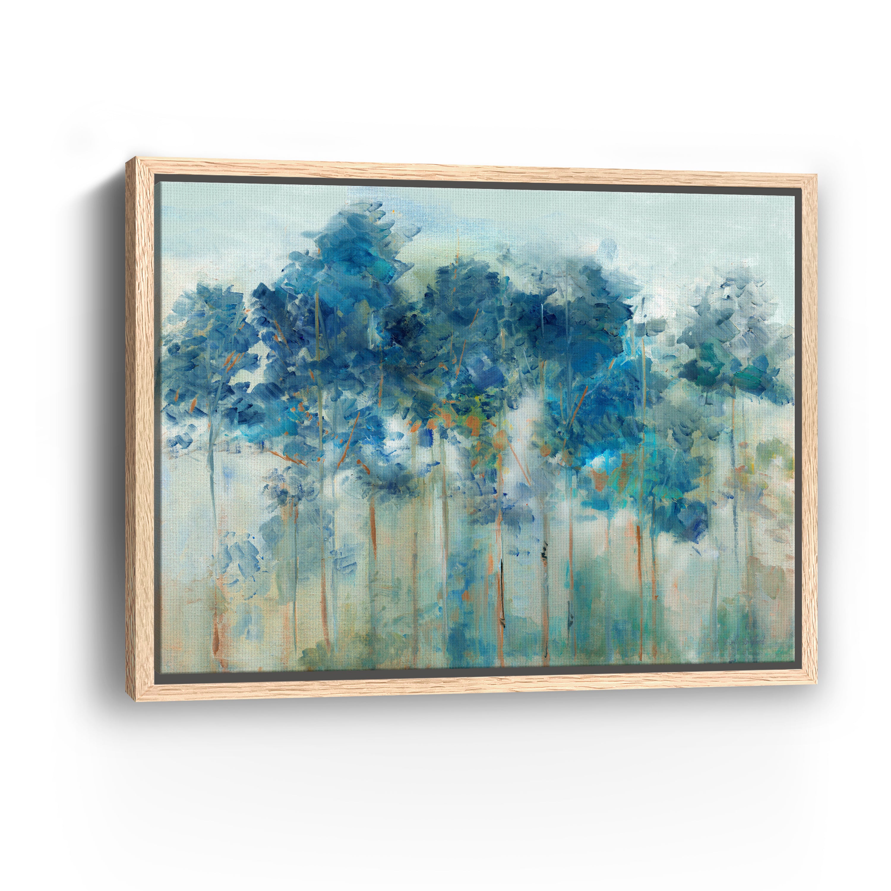 Blue Groves Canvas Giclee
