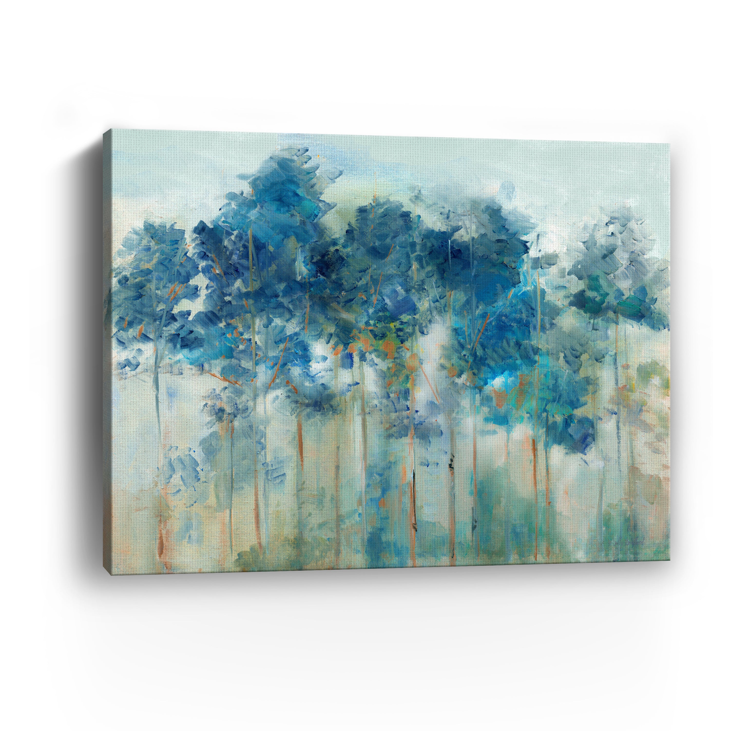 Blue Groves Canvas Giclee