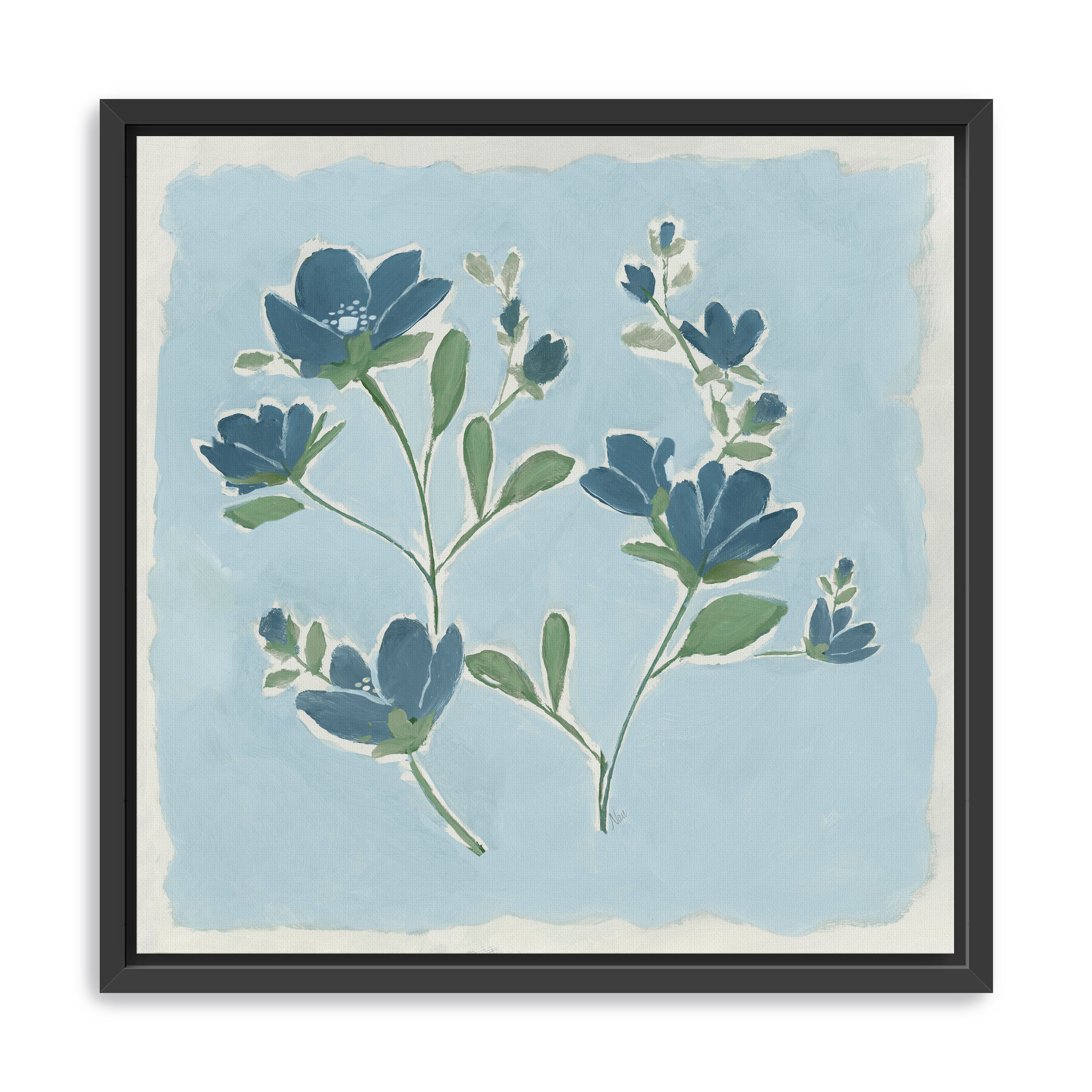 Blue on Blue II Canvas Giclee