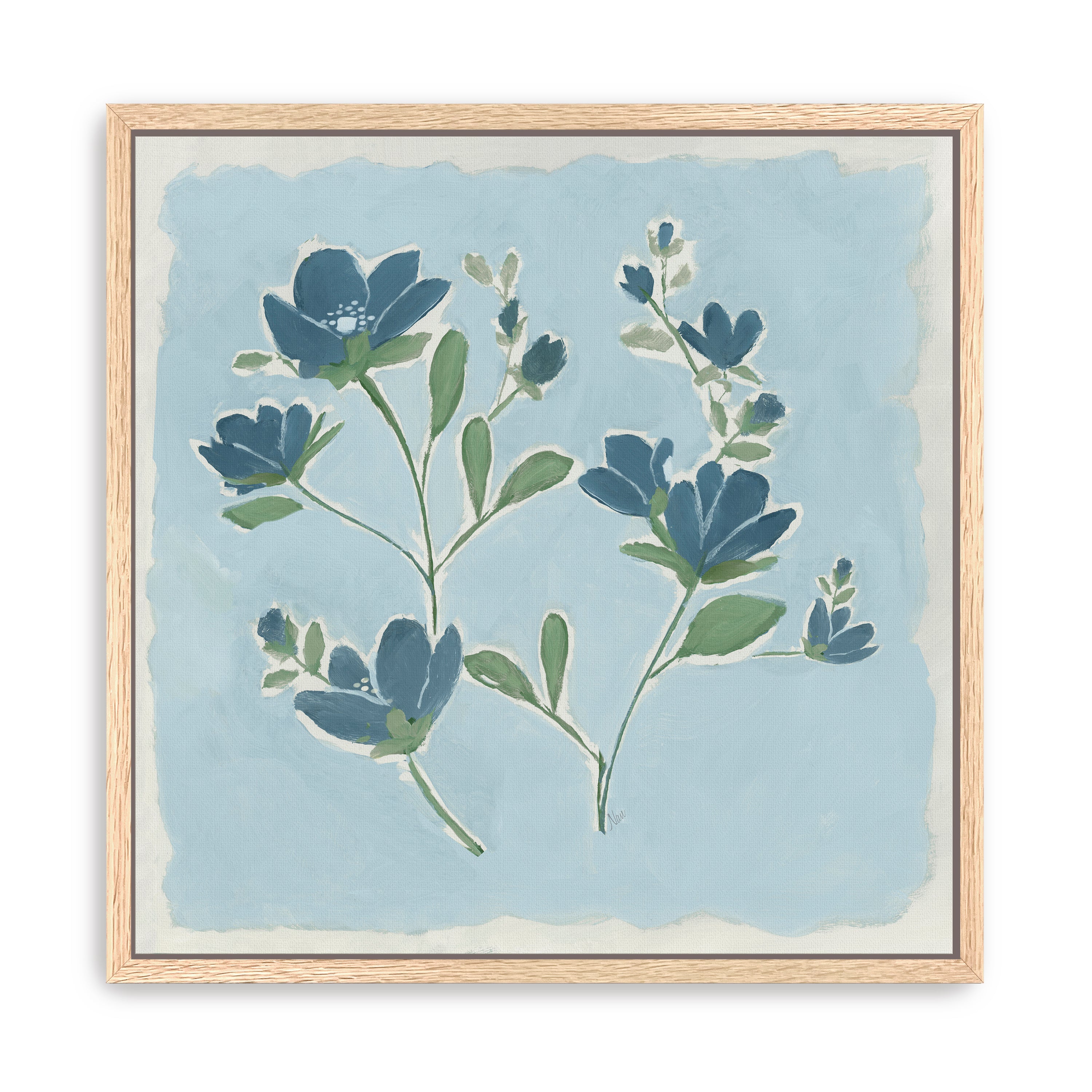 Blue on Blue II Canvas Giclee