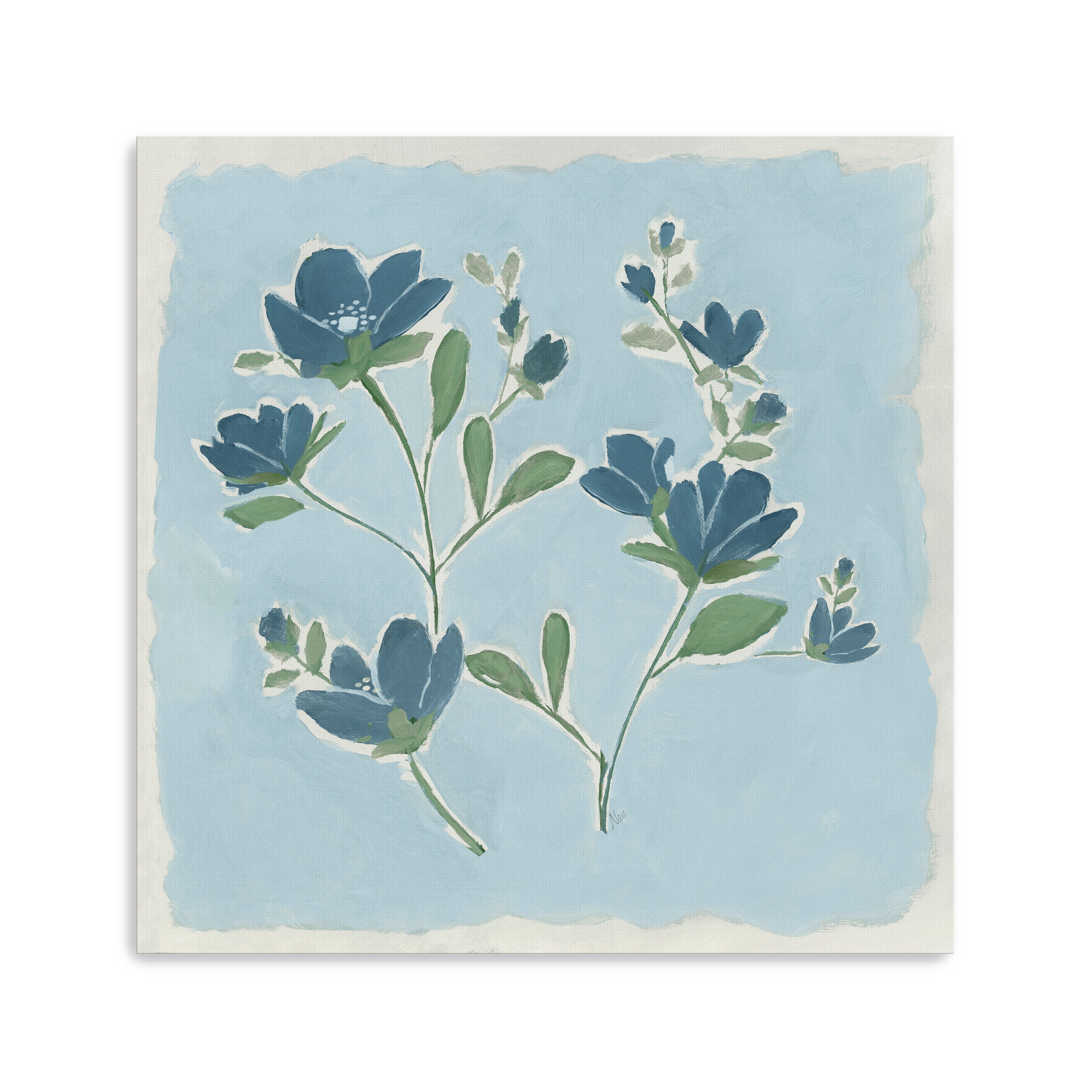 Blue on Blue II Canvas Giclee