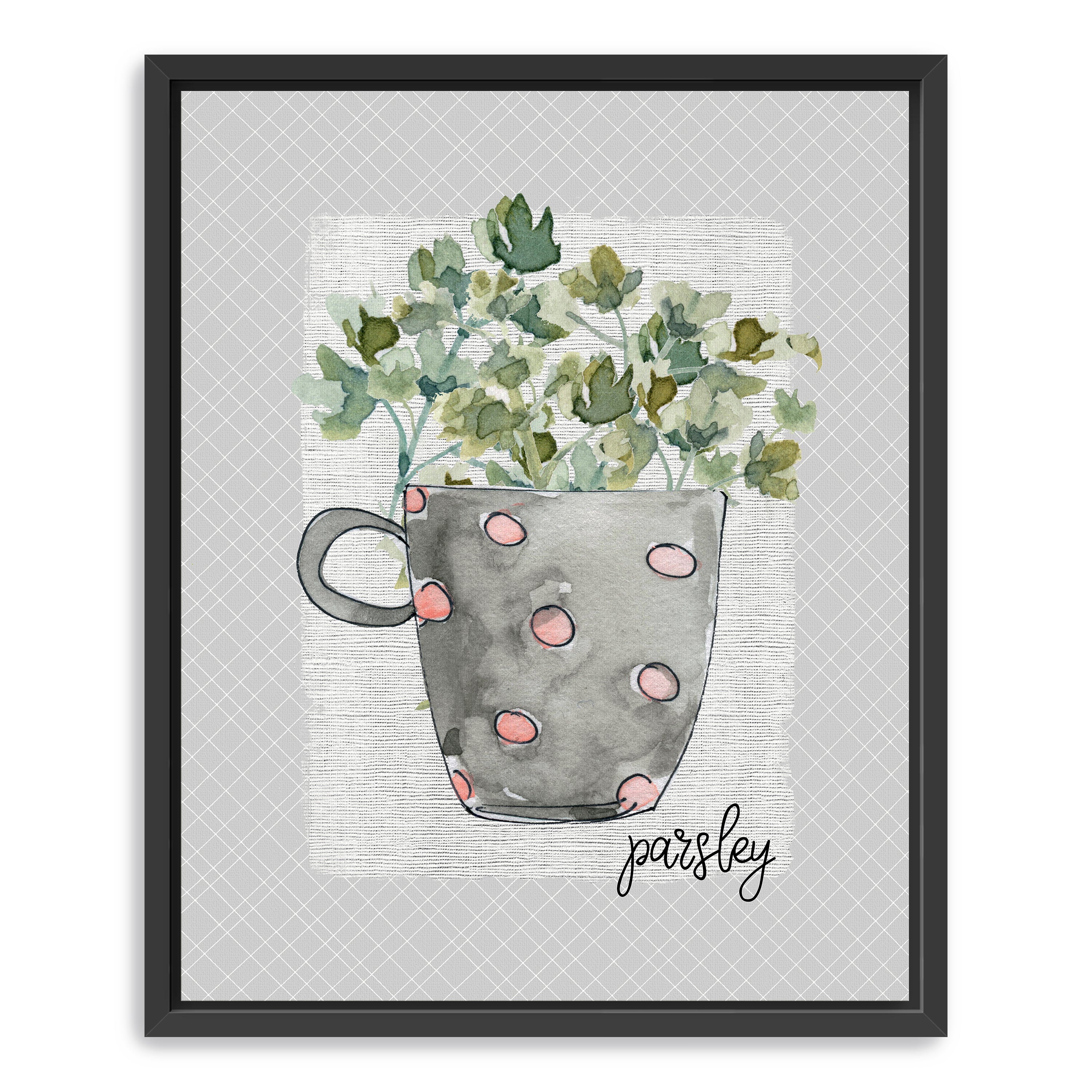Herbs & Wildflowers Parsley Canvas Giclee