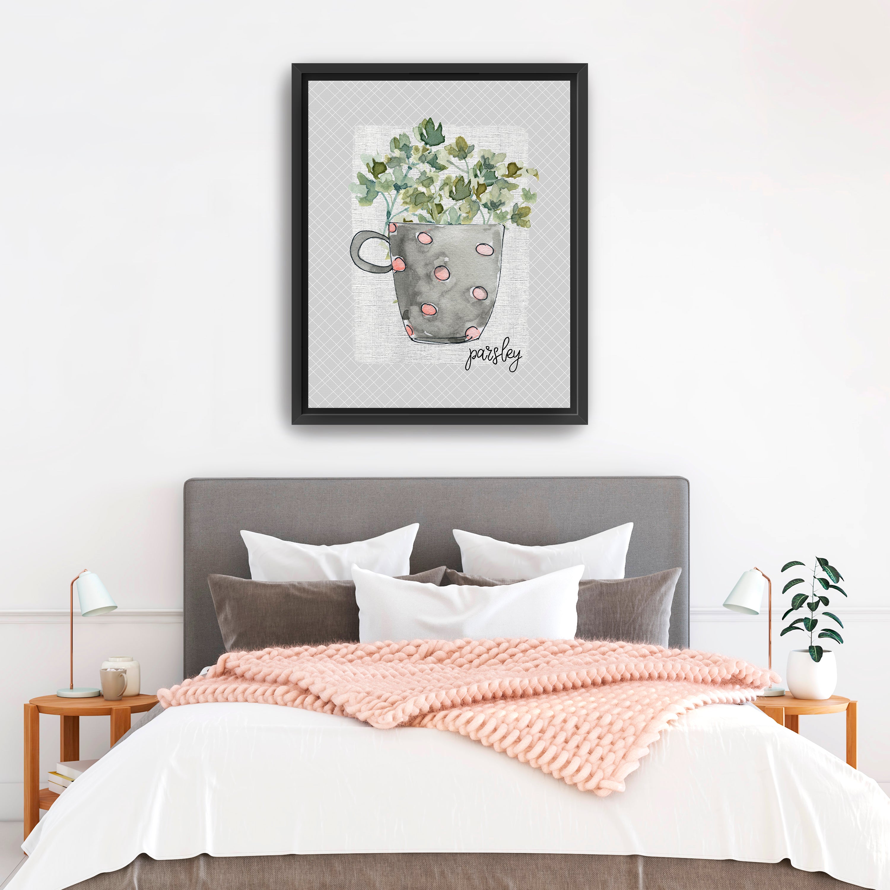 Herbs & Wildflowers Parsley Canvas Giclee