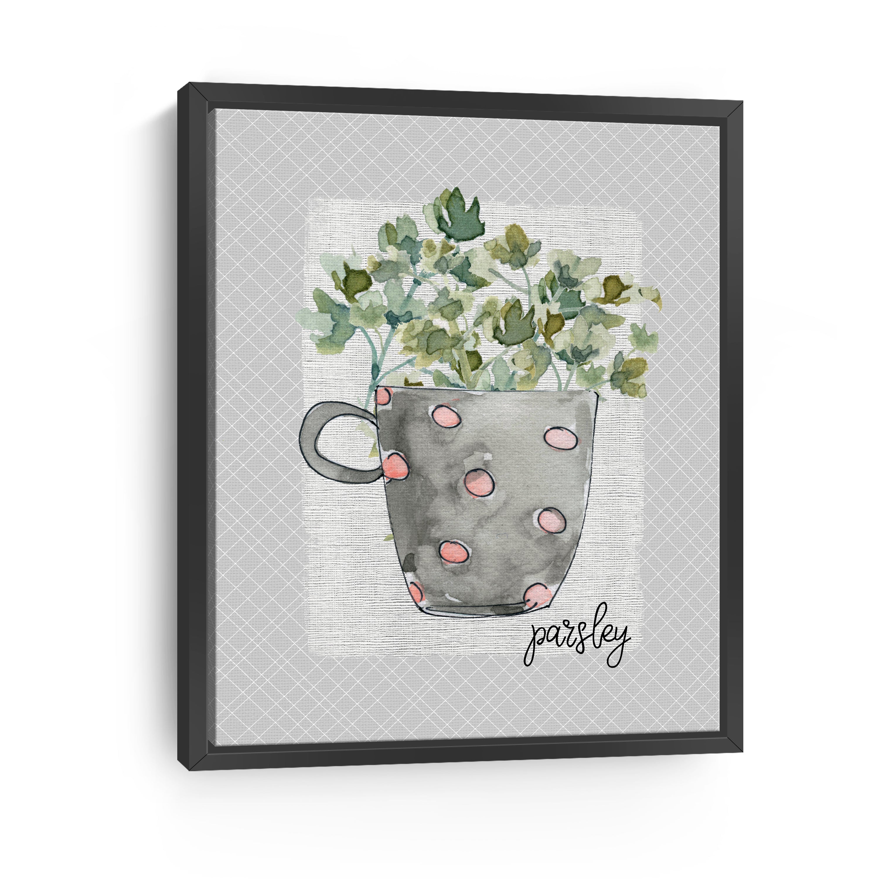 Herbs & Wildflowers Parsley Canvas Giclee