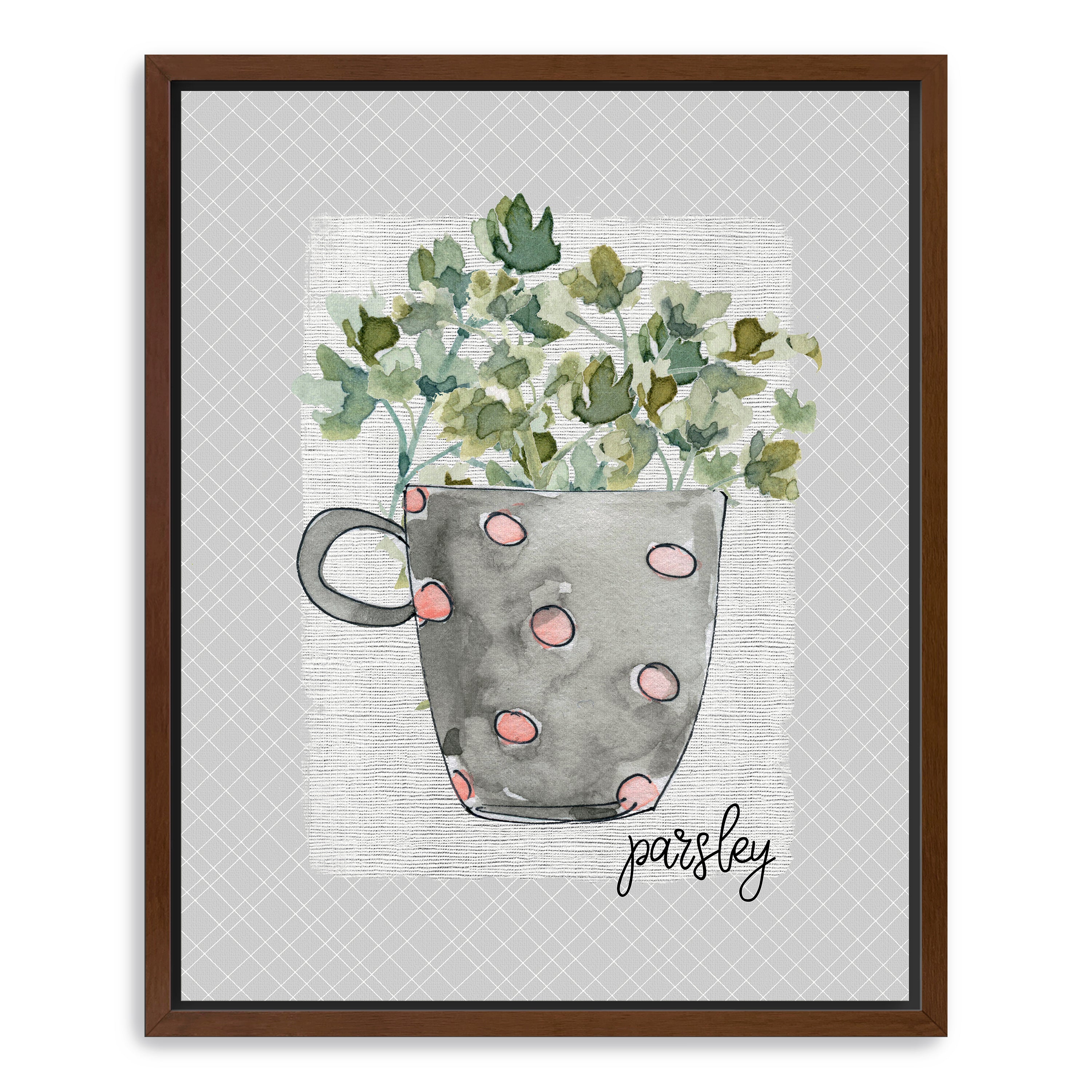 Herbs & Wildflowers Parsley Canvas Giclee